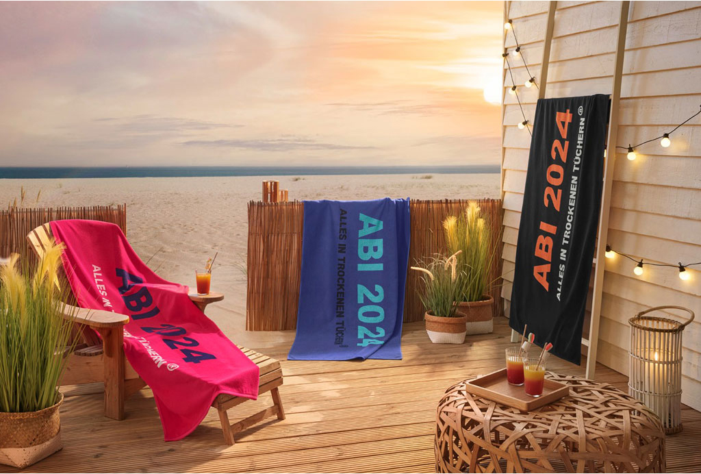 Egeria Strandtuch ABI 2024 | 294 Karmin