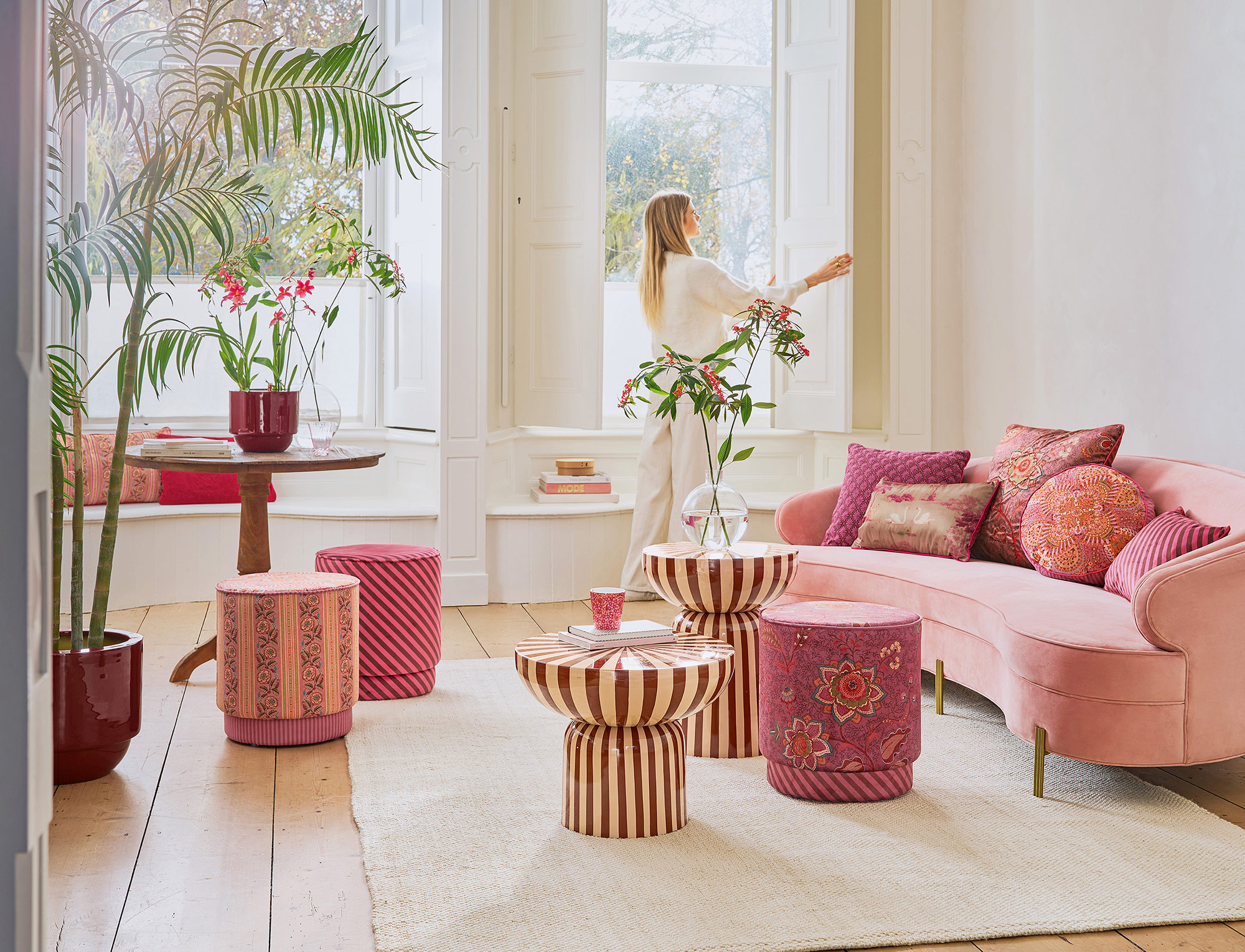 Pip Studio Zierkissen Rosa Rani | pink