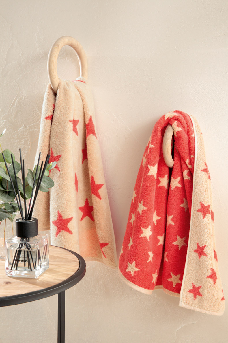 Cawö Handtuch New Stars 6260 | 32 beige/pink