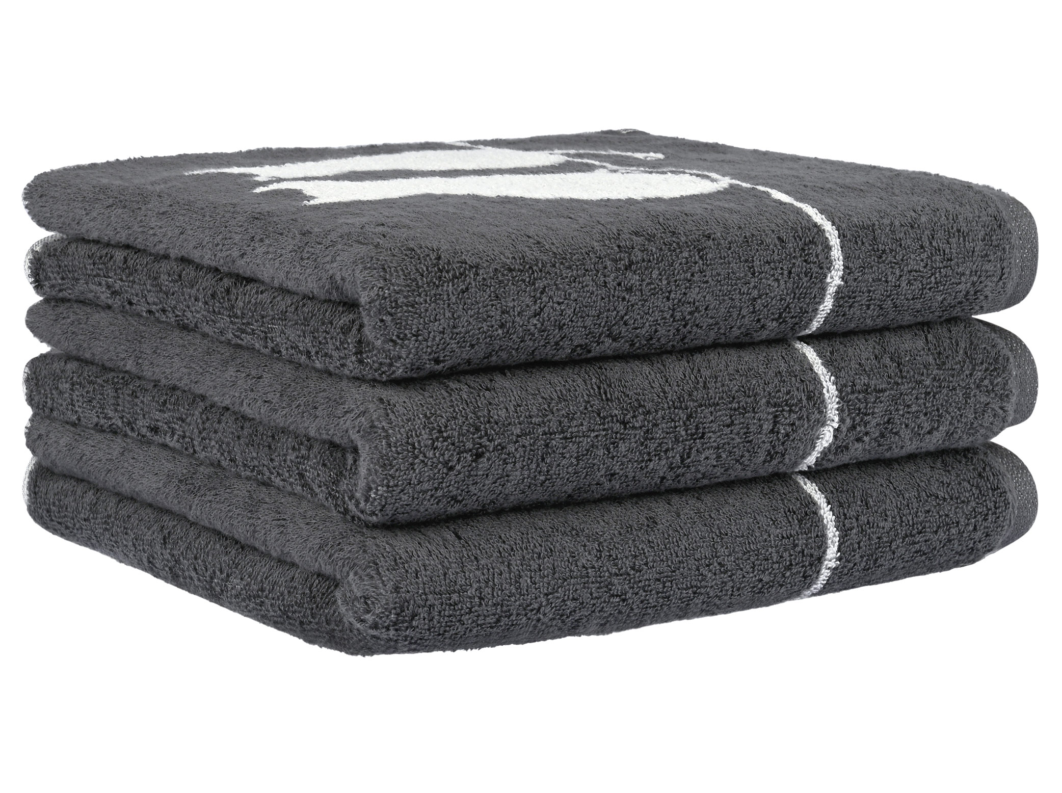 Cawö Handtuch Cute Cats | 77 basalt/platin