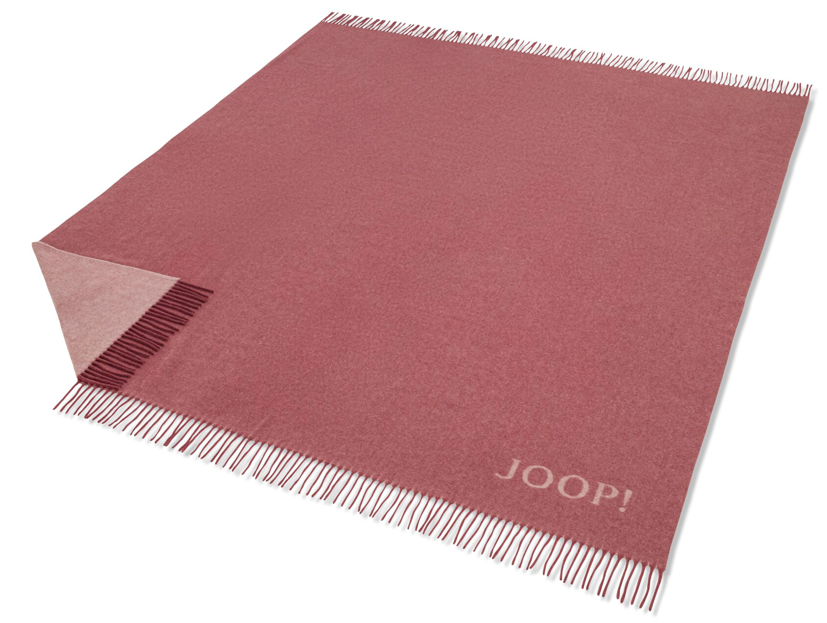 JOOP! Plaid Fine Doubleface | Rouge-Nude