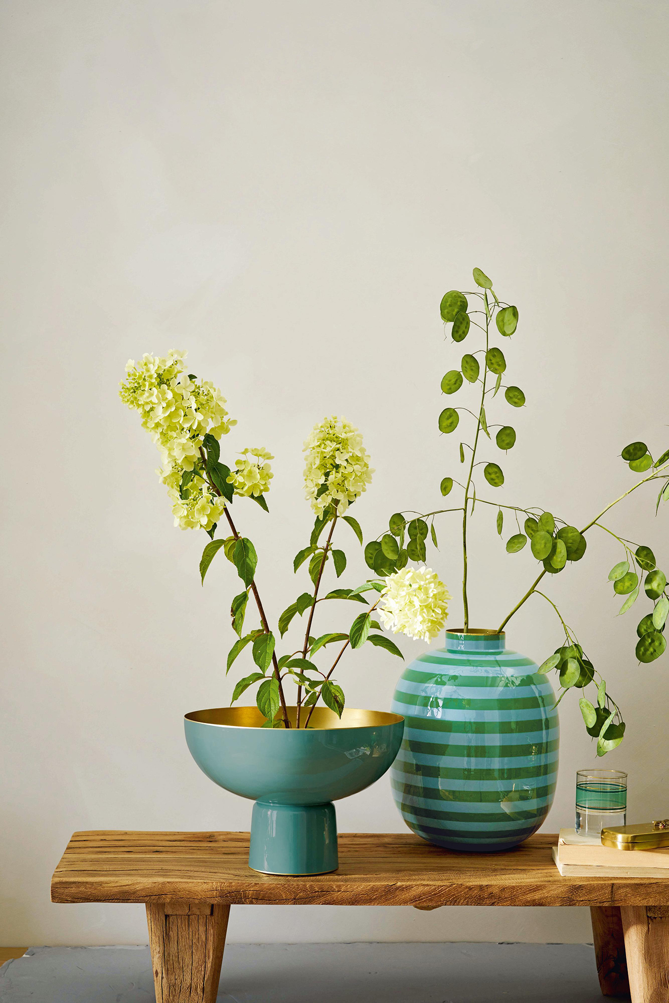 Pip Studio Vase Home Accessories | Streifen Grün