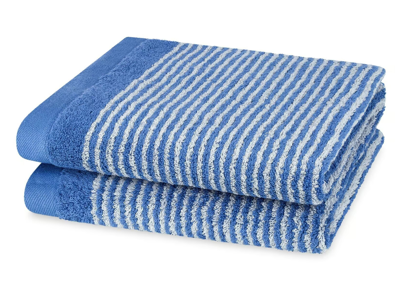 Ross Handtuch Schmaler Querstreifen 4840 | 23 Kornblumenblau