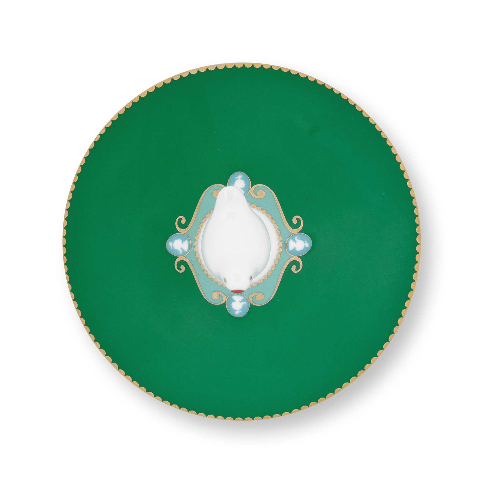 Pip Studio Vorratsdose Love Birds | Smaragdgrün