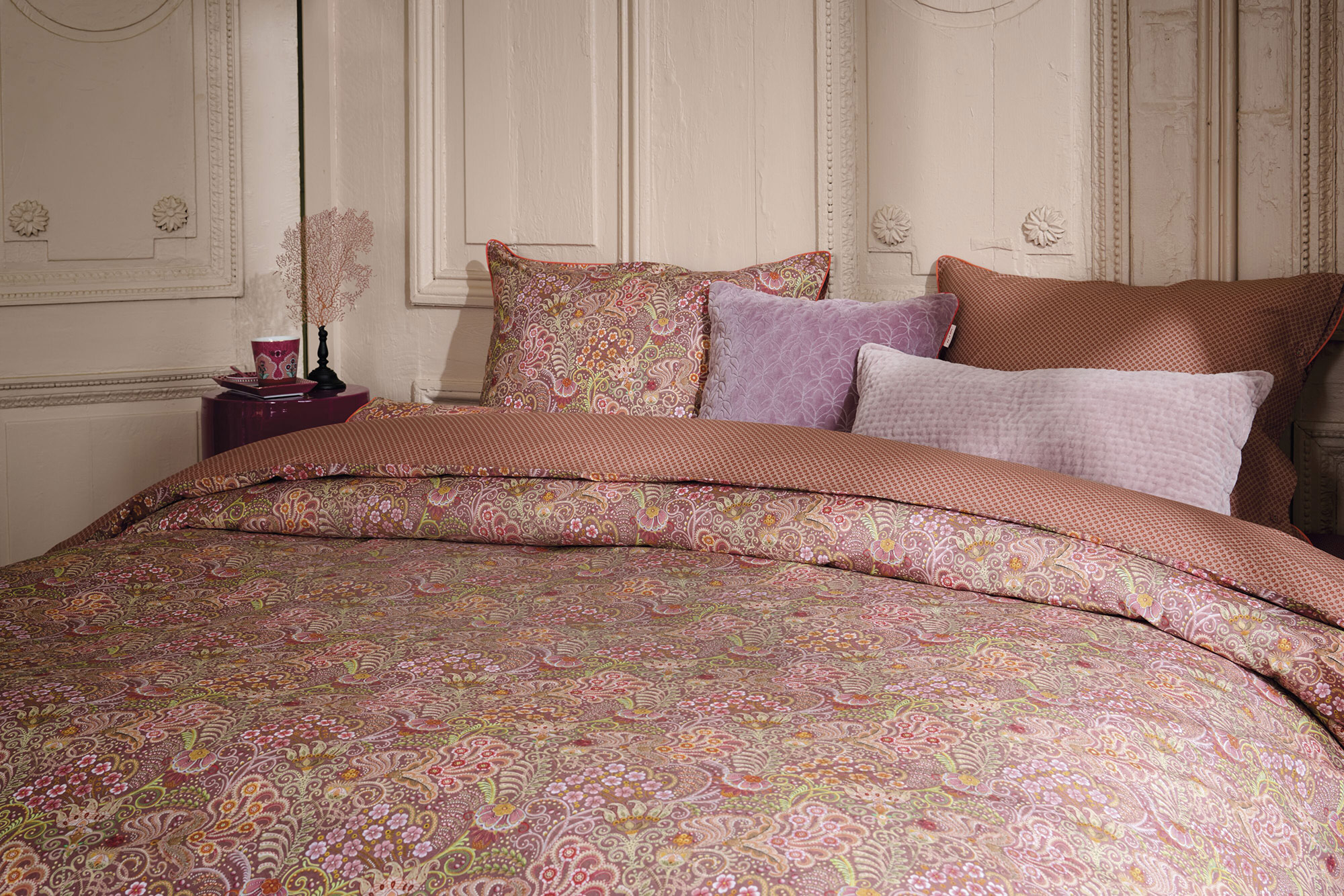 Pip Studio Perkalbettwäsche Kitenge | Terra