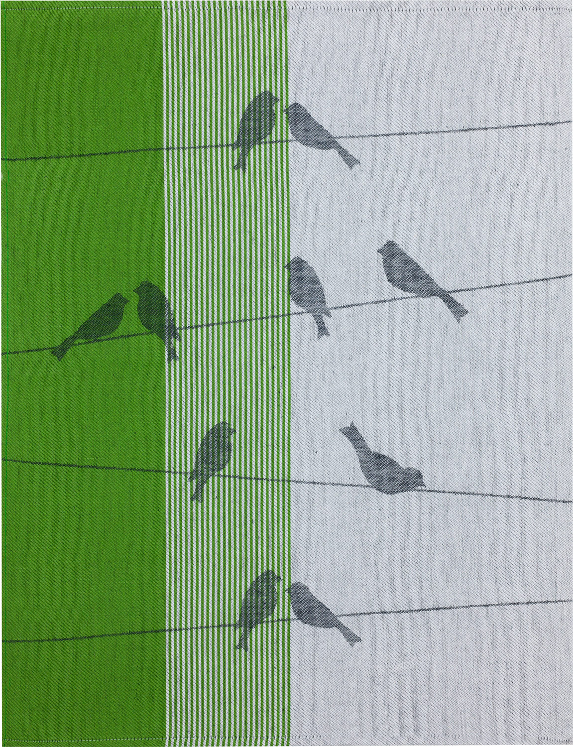 Kracht HL Küchentuch Jacquard ZUGVÖGEL | 16 Grün