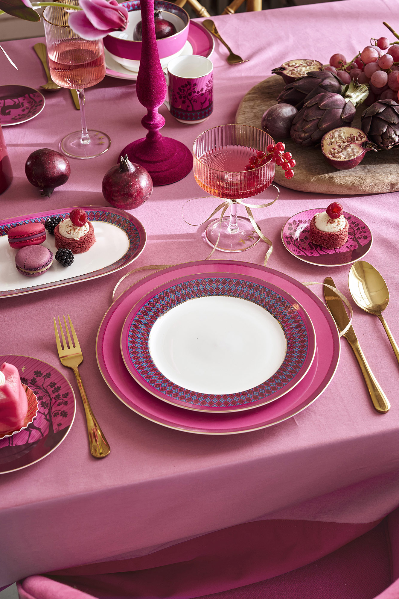 Pip Studio Teller Deerest Darling | Pink-Blue
