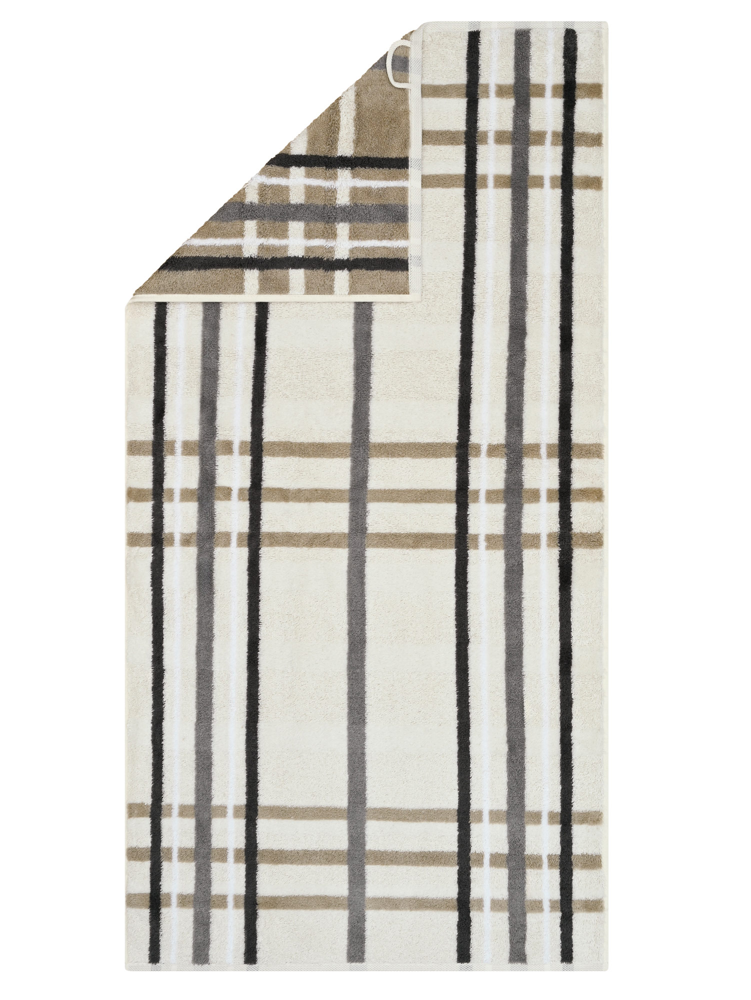 Cawö Handtuch Noblesse Check 1089 | 33 natur