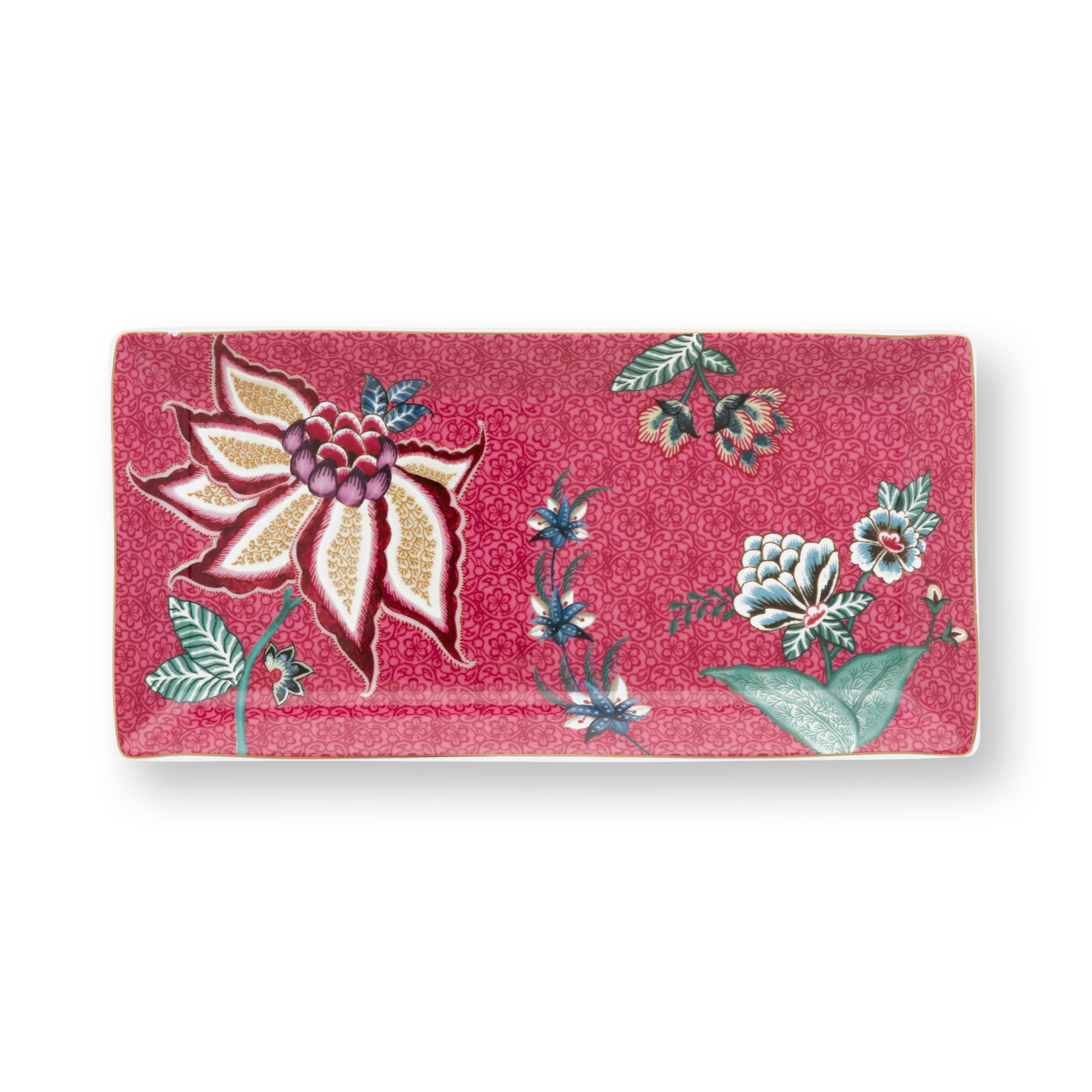 Pip Studio Geschenkset rund Flower Festival | Dunkelpink