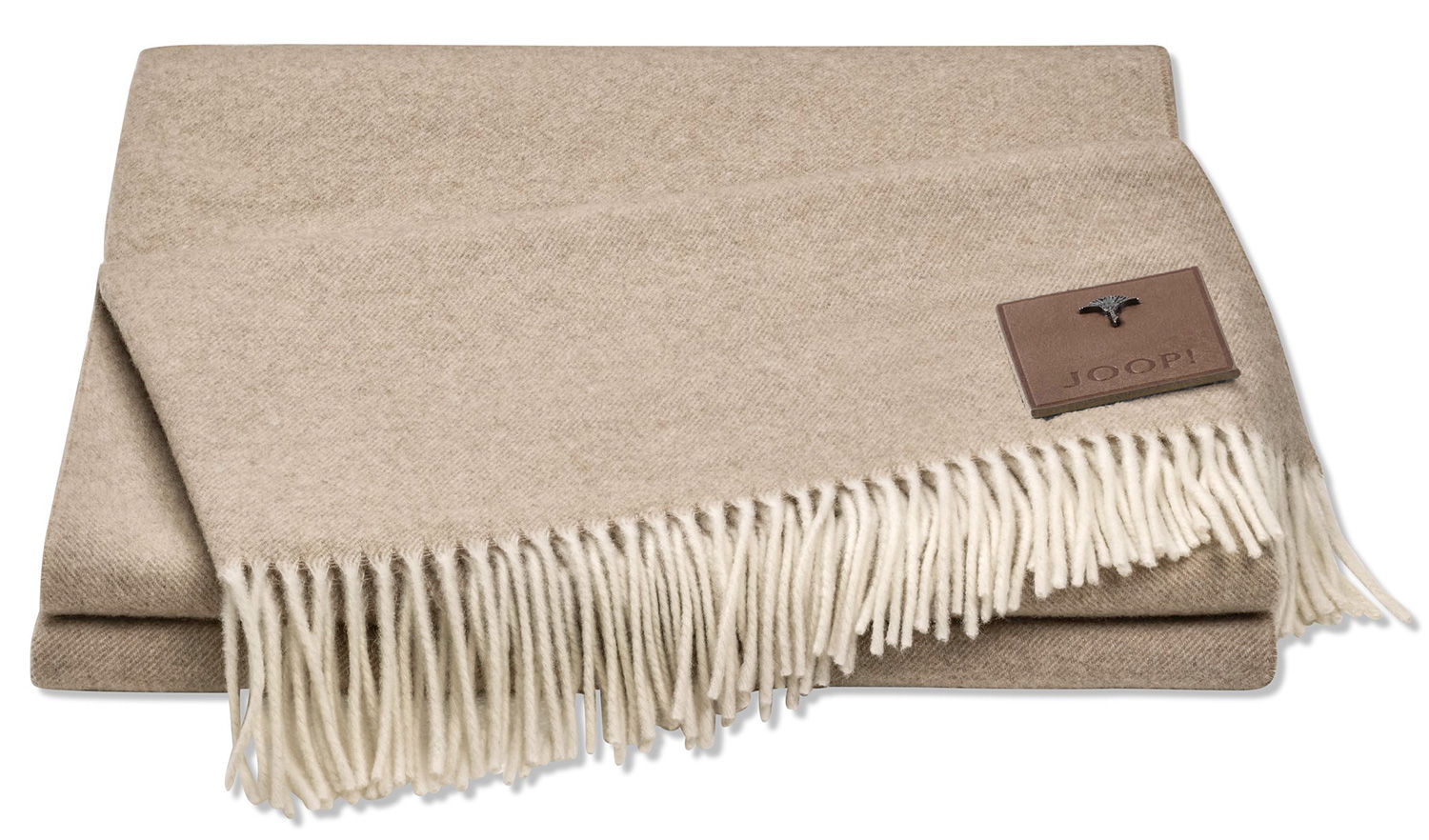 JOOP! Plaid / Wohndecke NOBLE | Natur