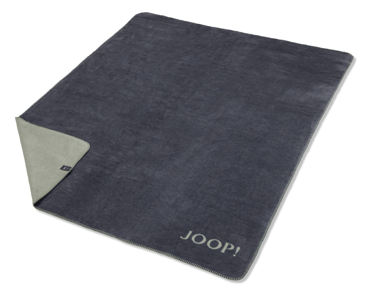 JOOP! Plaid Melange Doubleface | Navy-Oliv