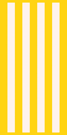 Cawö Strandtuch Beach 5583 | 56 yellow/Stripes