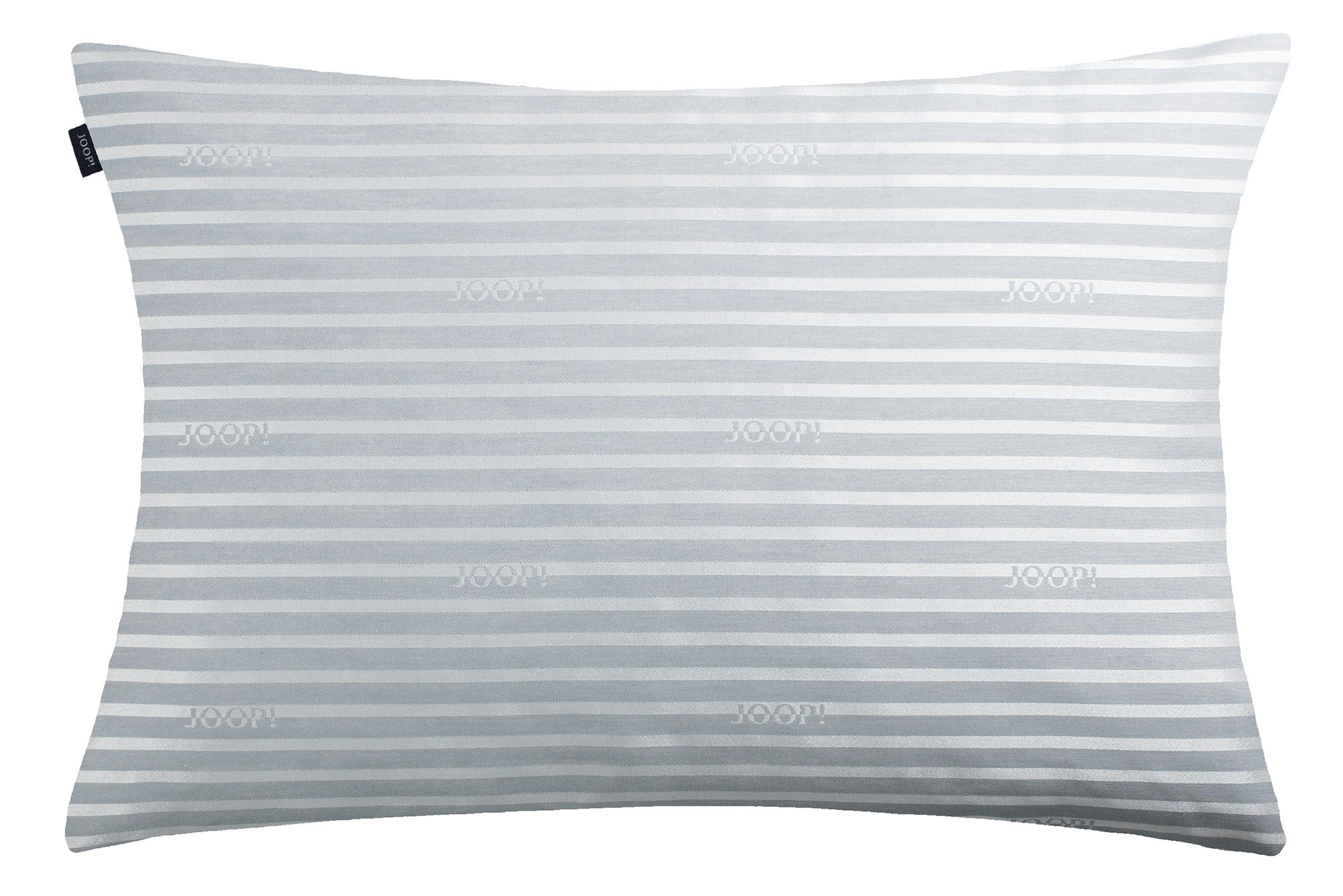 JOOP! Kissenhülle LOGO STRIPES | 015 silber