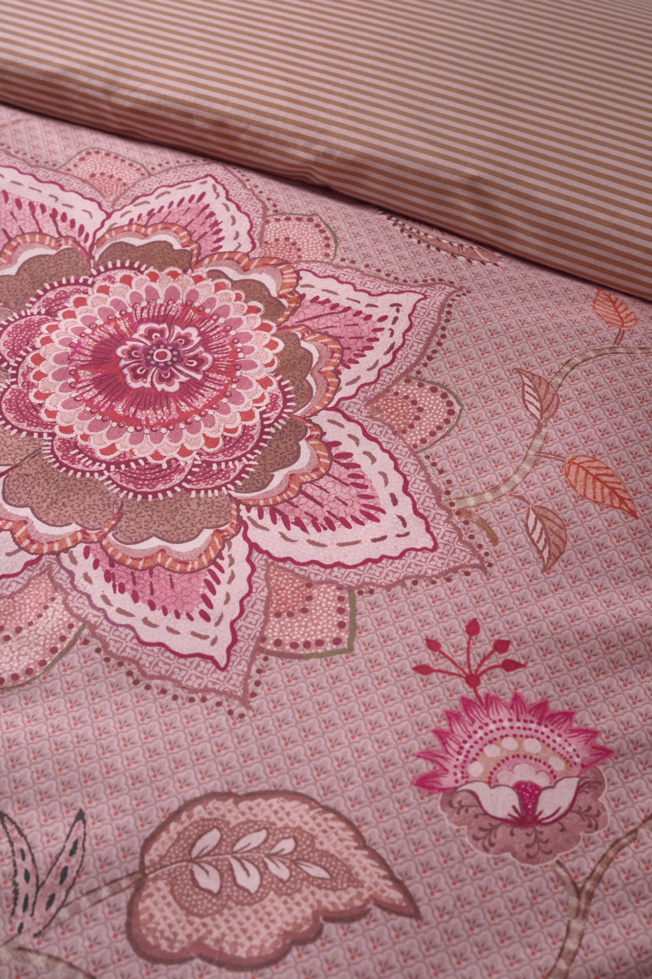 Pip Studio Perkalbettwäsche Mumbai Night | Rosa