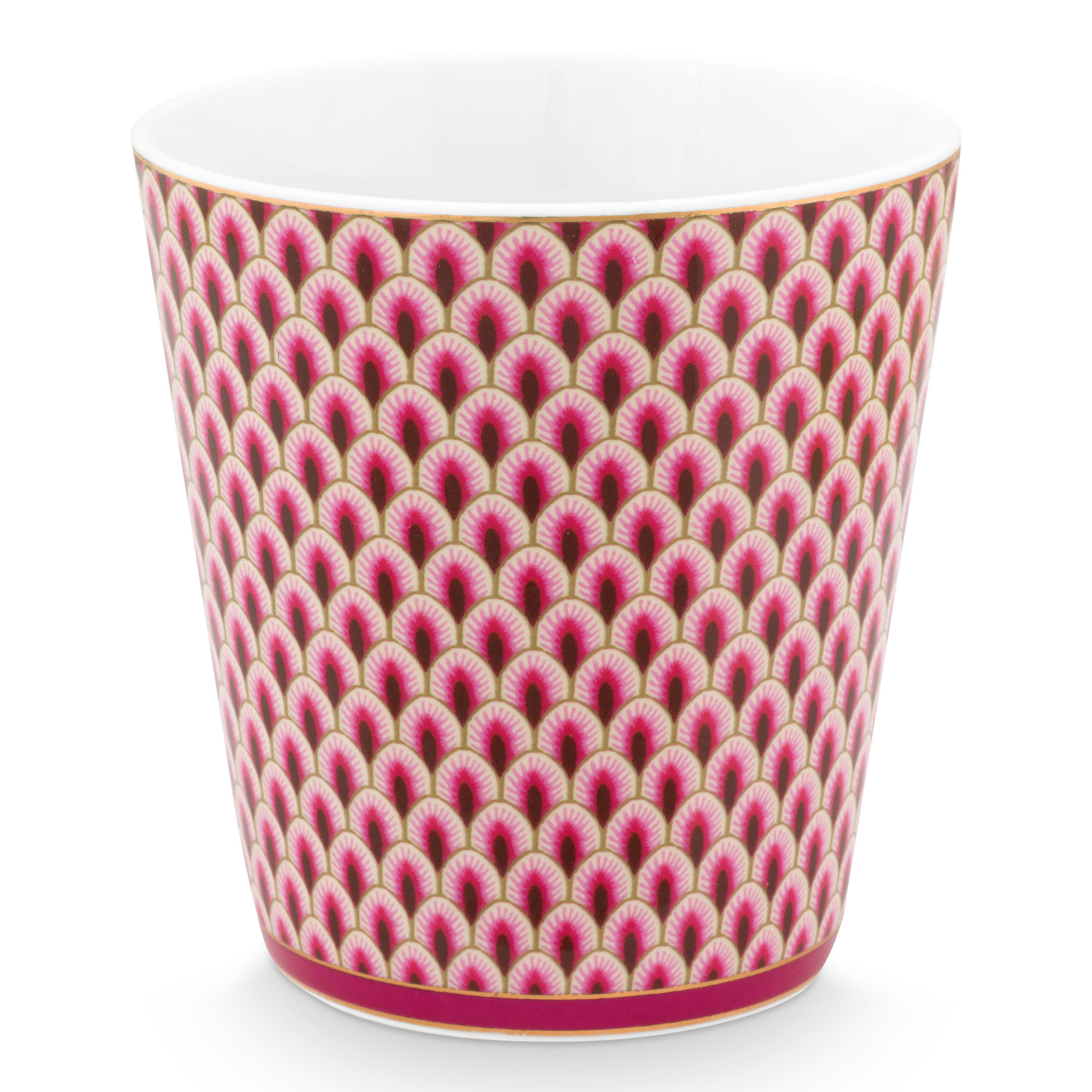 Pip Studio Geschenkset Becher Flower Festival | Dunkelpink