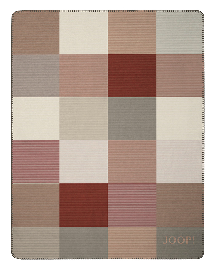 JOOP! Plaid Mosaic | Rouge-Natur