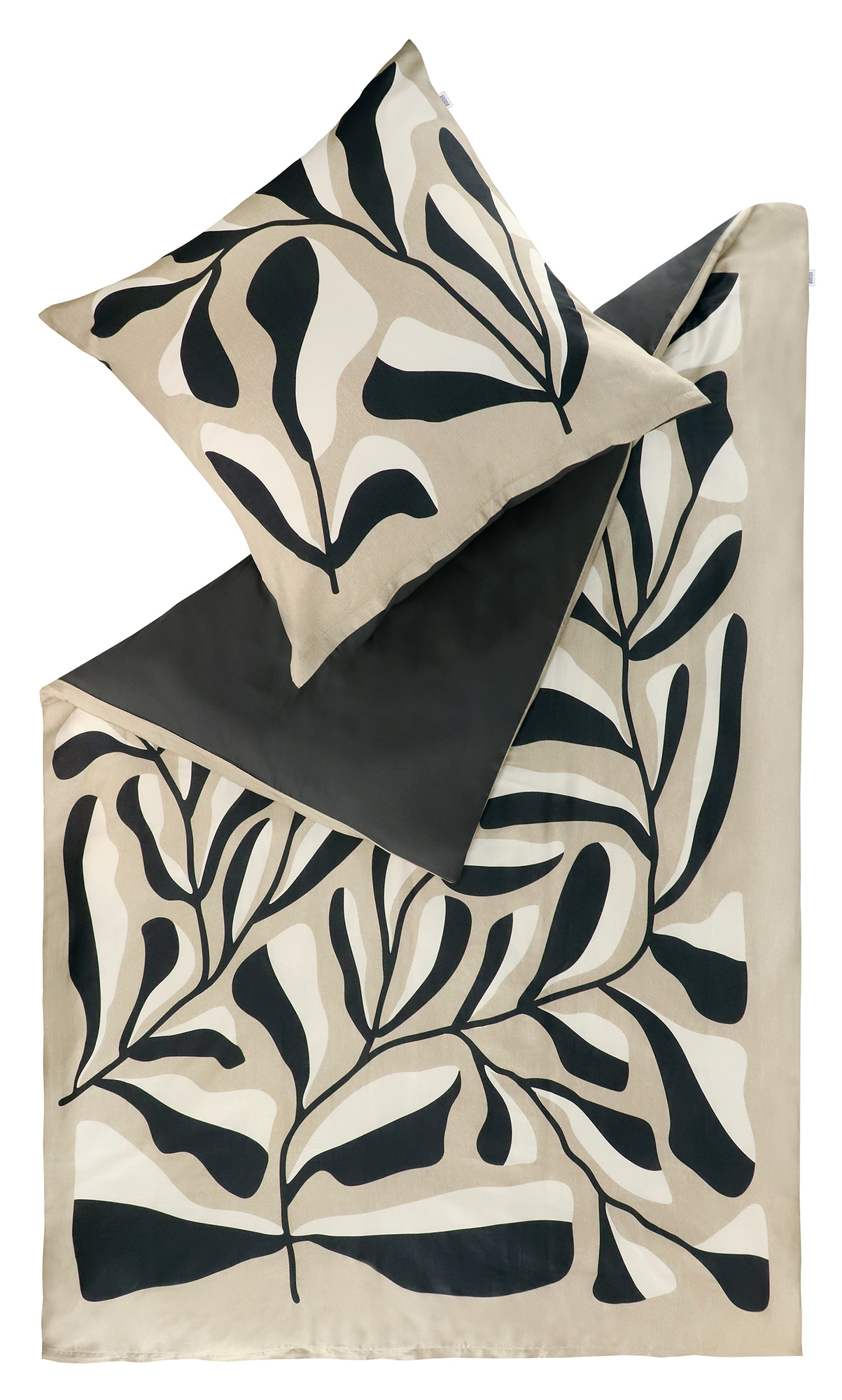 Schöner Wohnen Kollektion Satin Bettwäsche Plant | 012 anthr