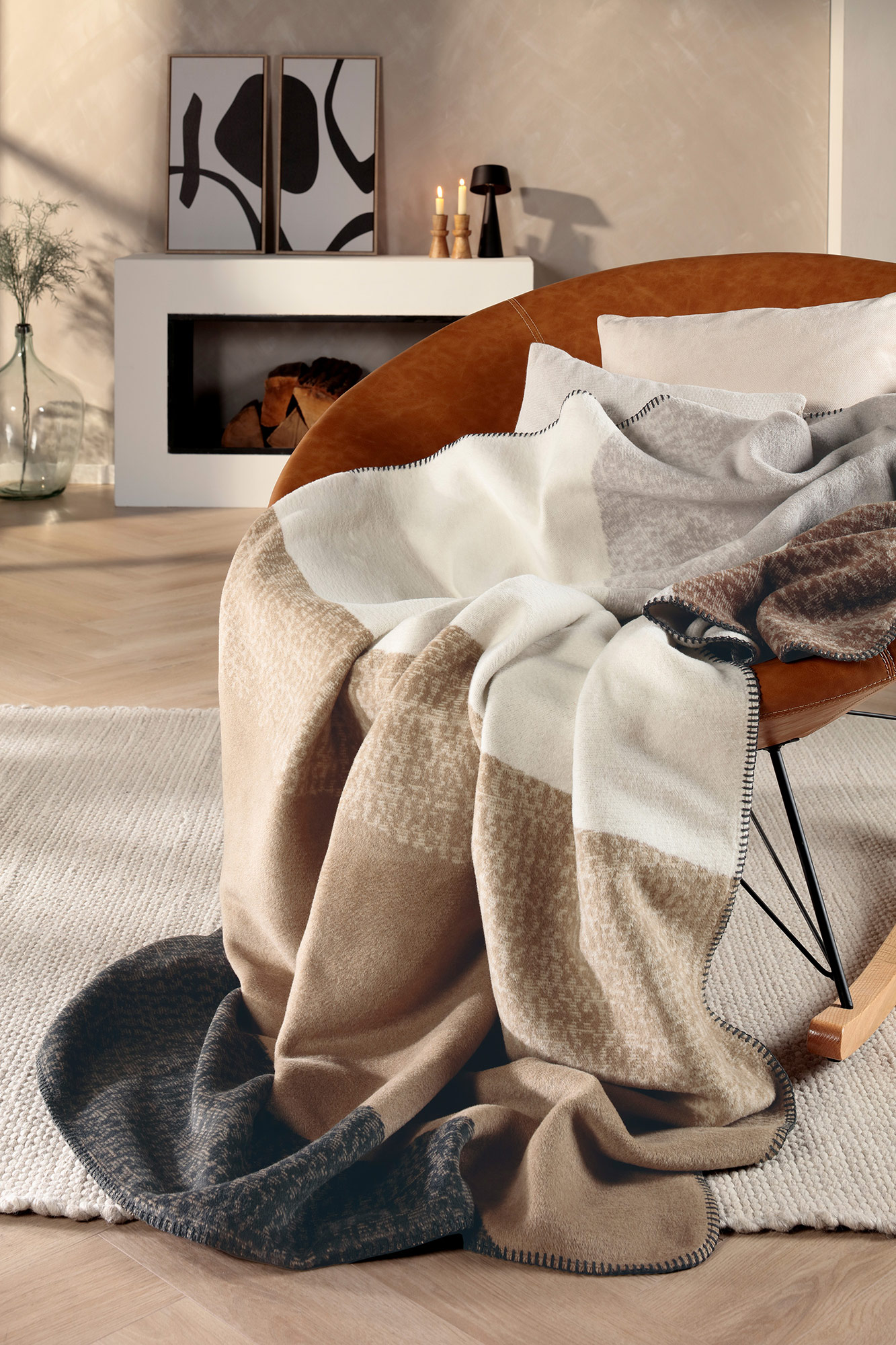 Biederlack Plaid / Decke Conture Flow
