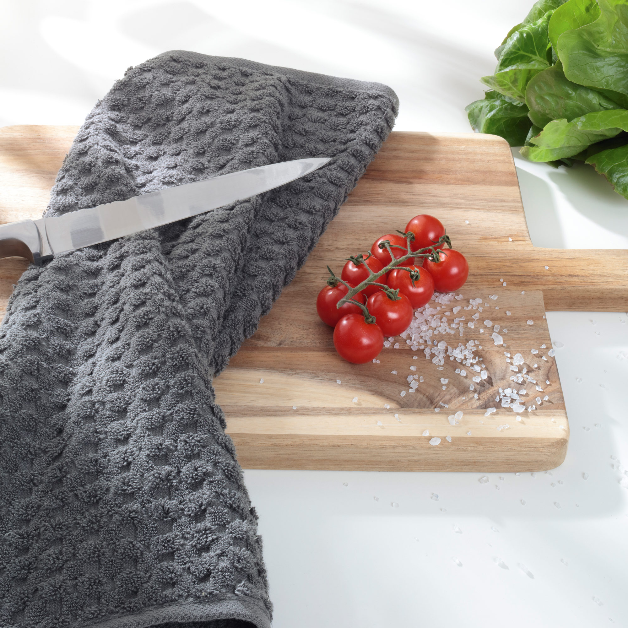 Cawö Küchenfrottiertücher Pro 520 | 740 basalt