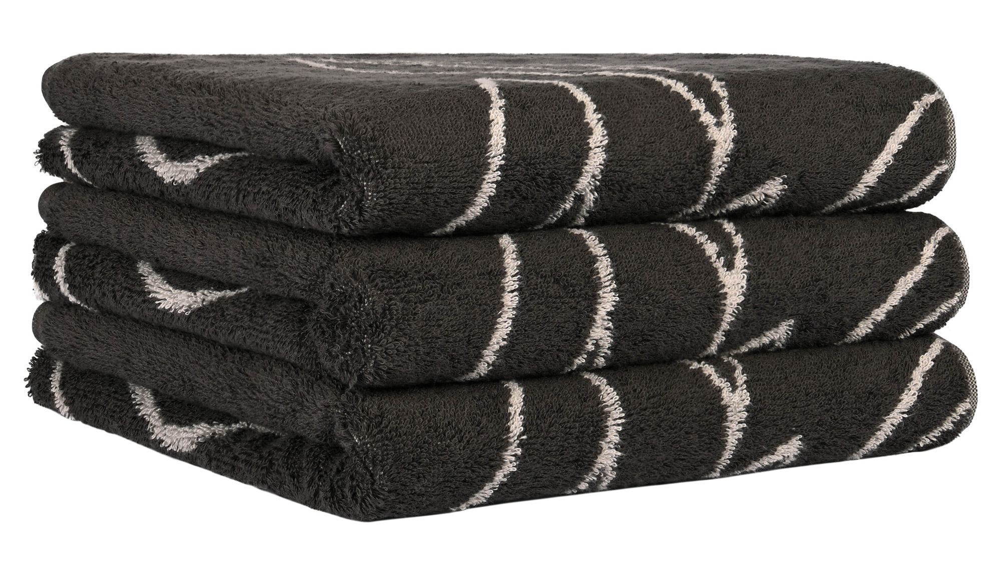 Cawö Duschtuch Atelier 6239 | 77 basalt