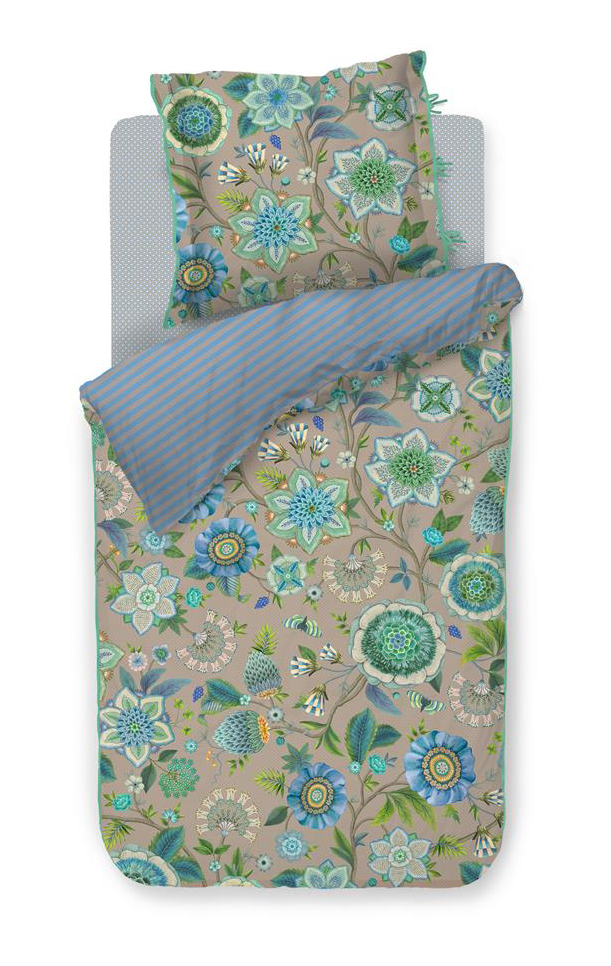 Pip Studio Perkalbettwäsche Viva La Vida | blau