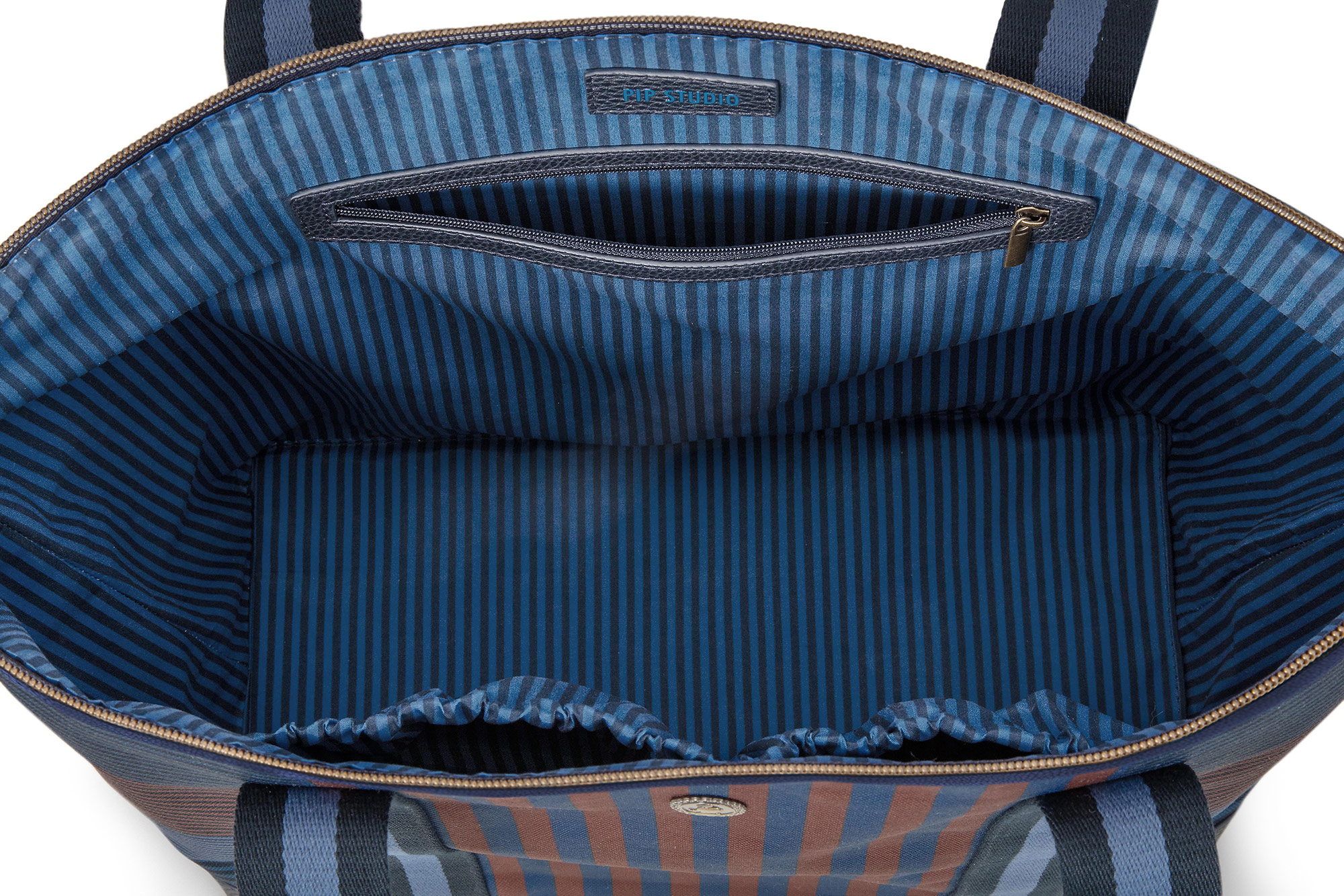 Pip Studio Tilda Reisetasche Medium Stripe  | Blue