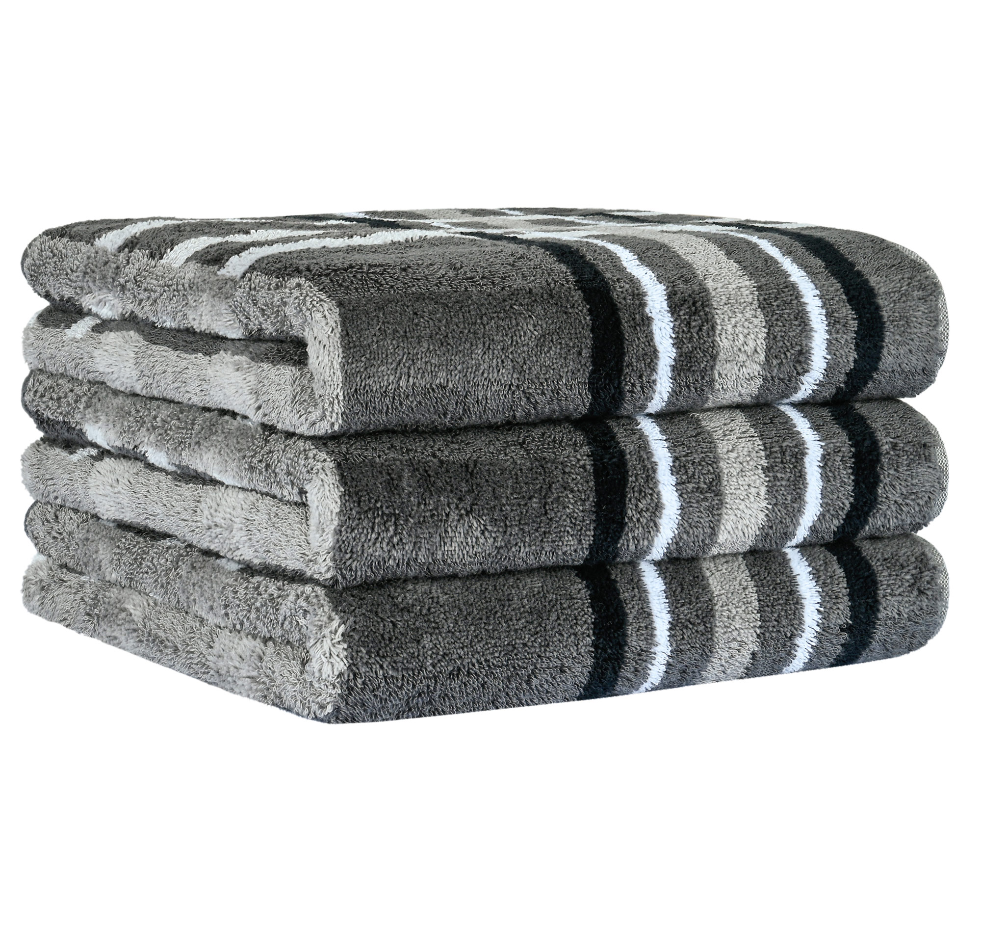 Cawö Handtuch Noblesse Check 1089 | 77 anthrazit