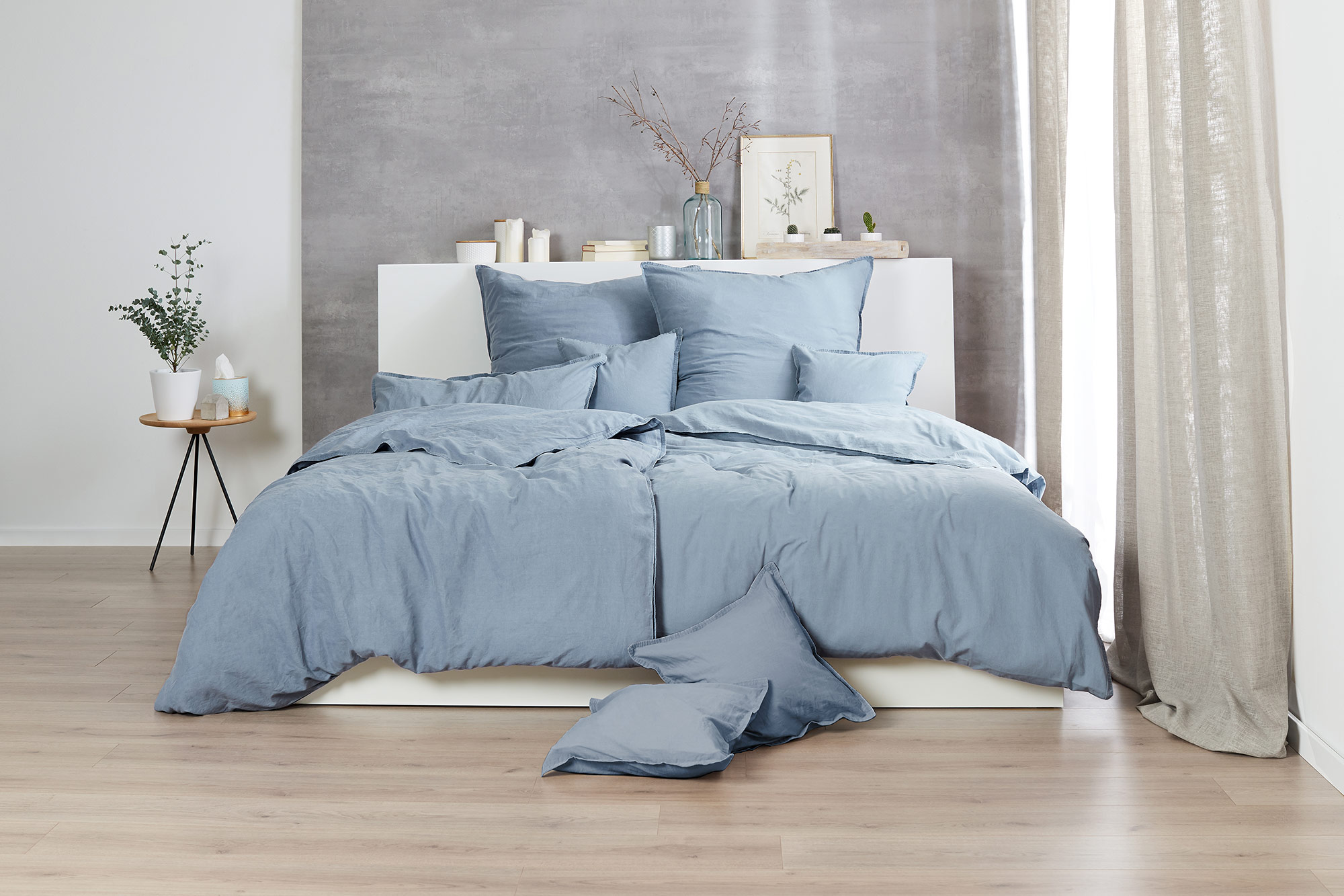 Thomas Renforce-Bettwäsche Stonewashed  | 365 denim