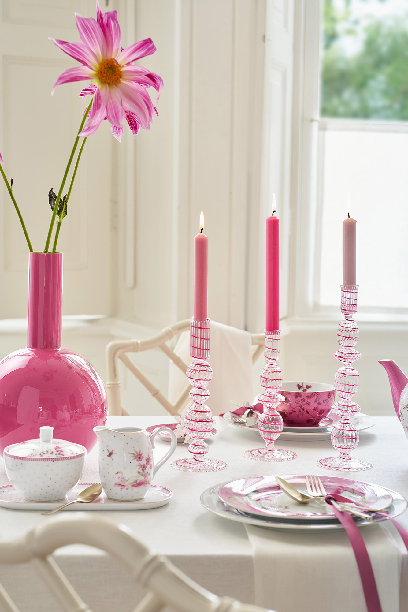 Pip Studio Kerzenhalter Jolie | pink