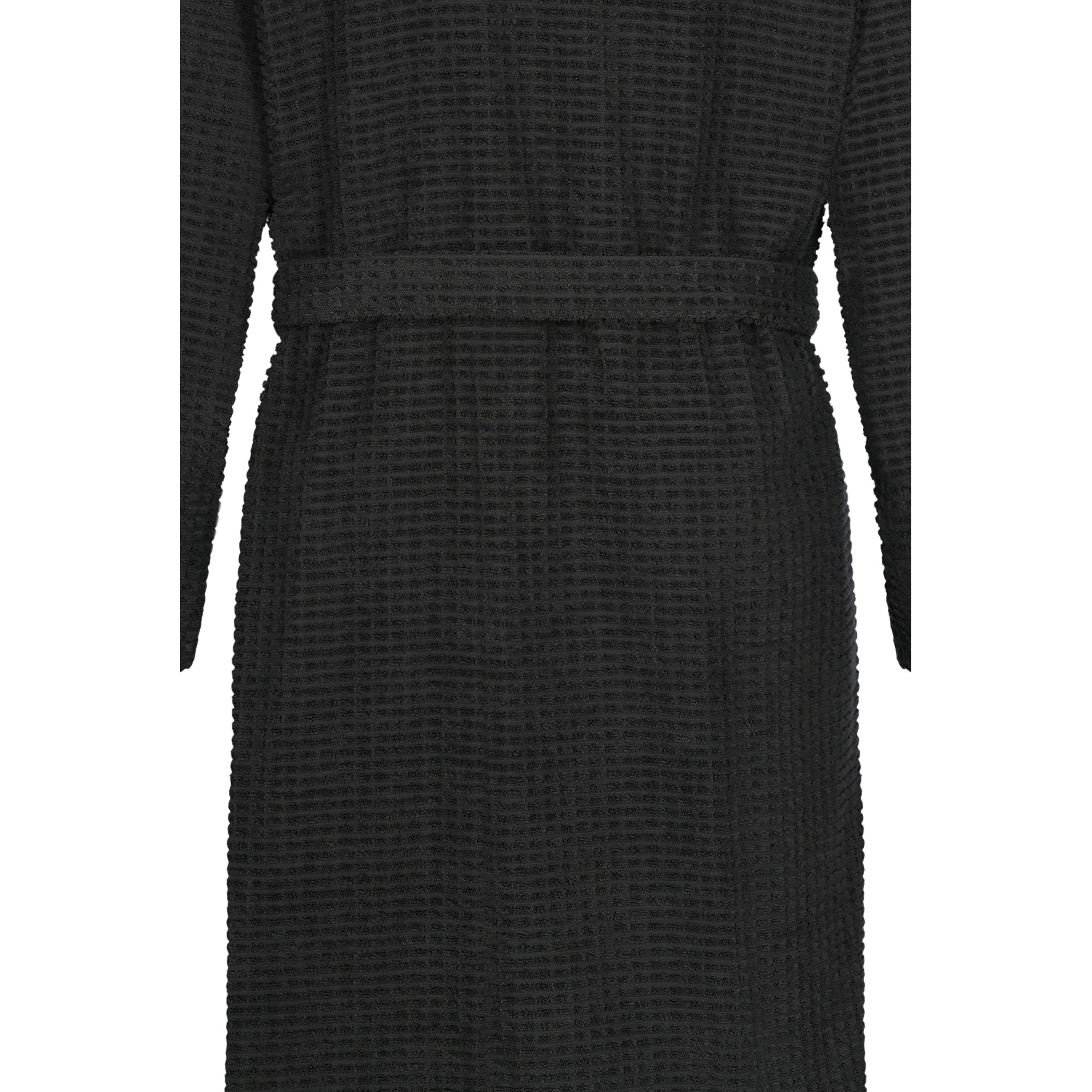 Cawö Herren Kimono-Bademantel 6526 | 740 basalt