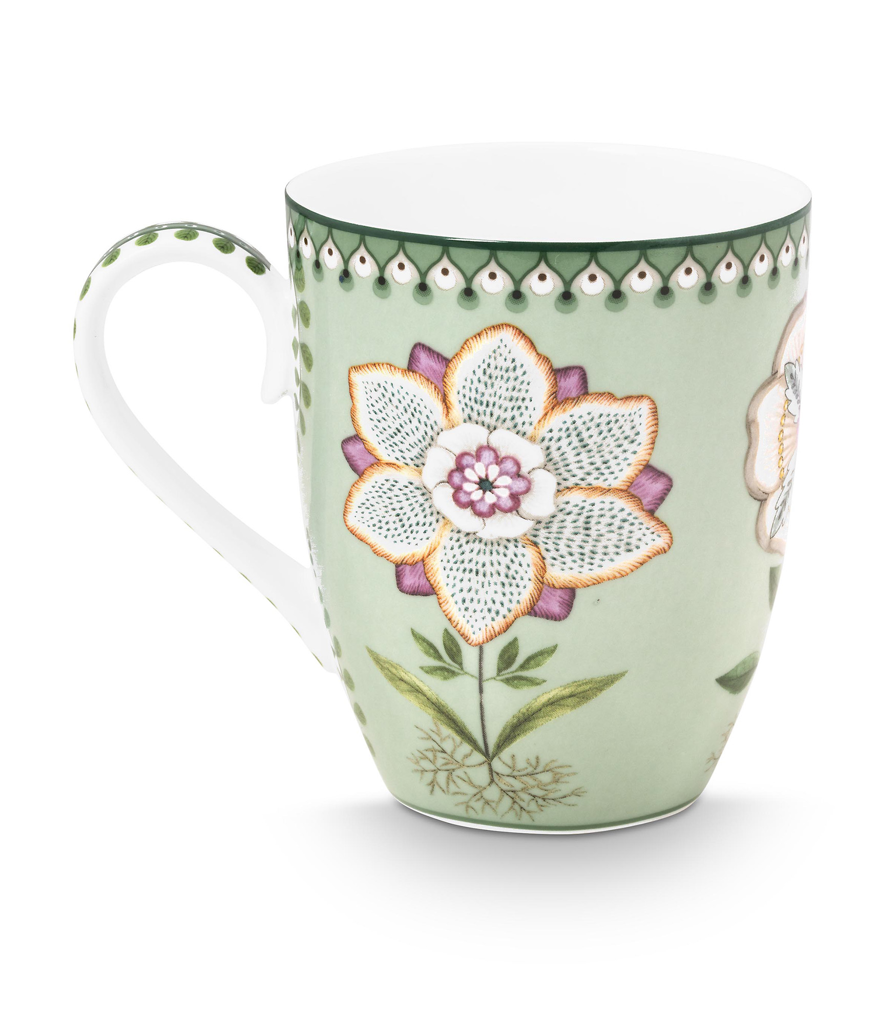 Pip Studio Tasse gross Lily&Lotus | hellgrün