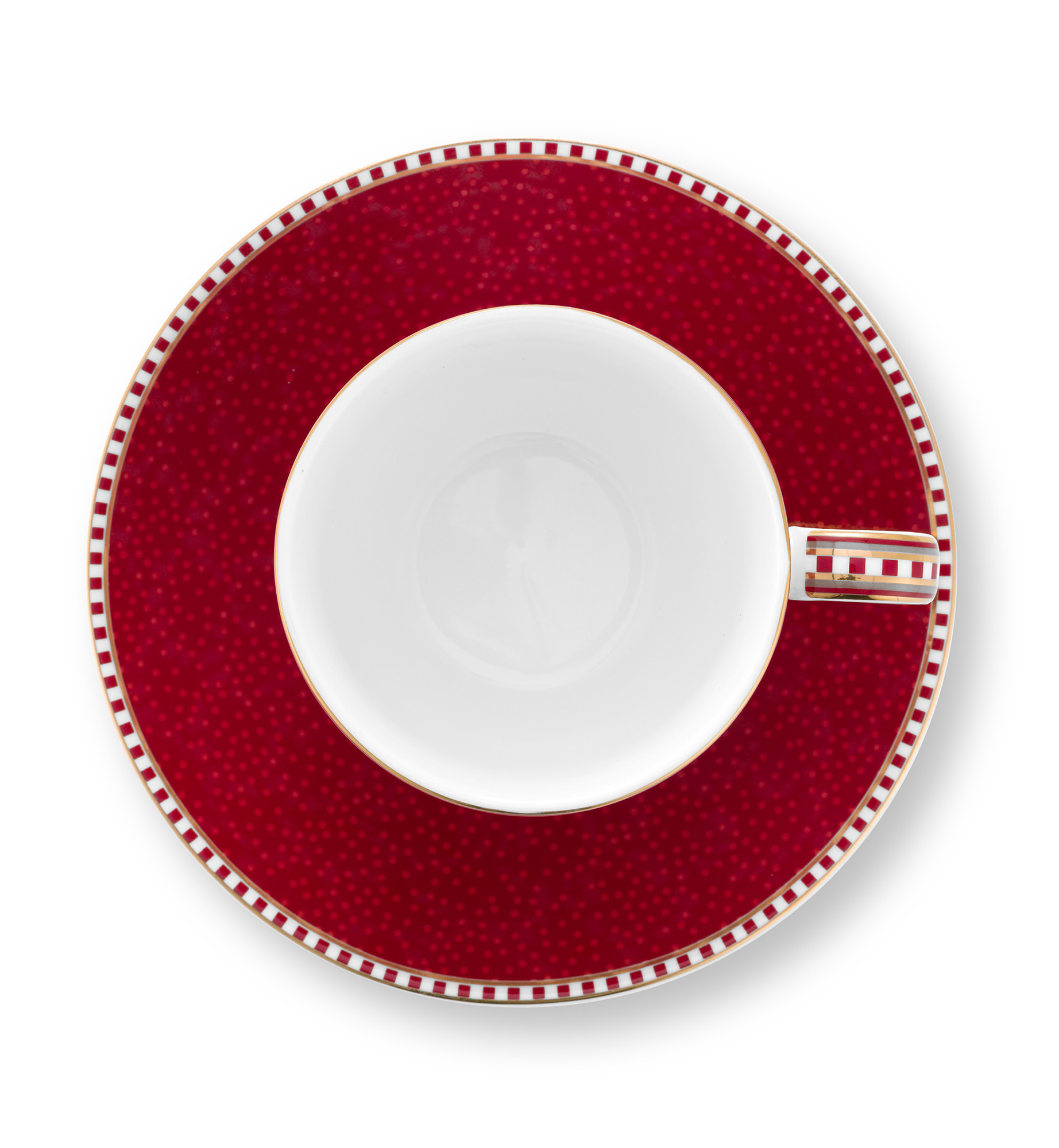Pip Studio Espresso Tasse & Untertasse Blooming Tales | Dark