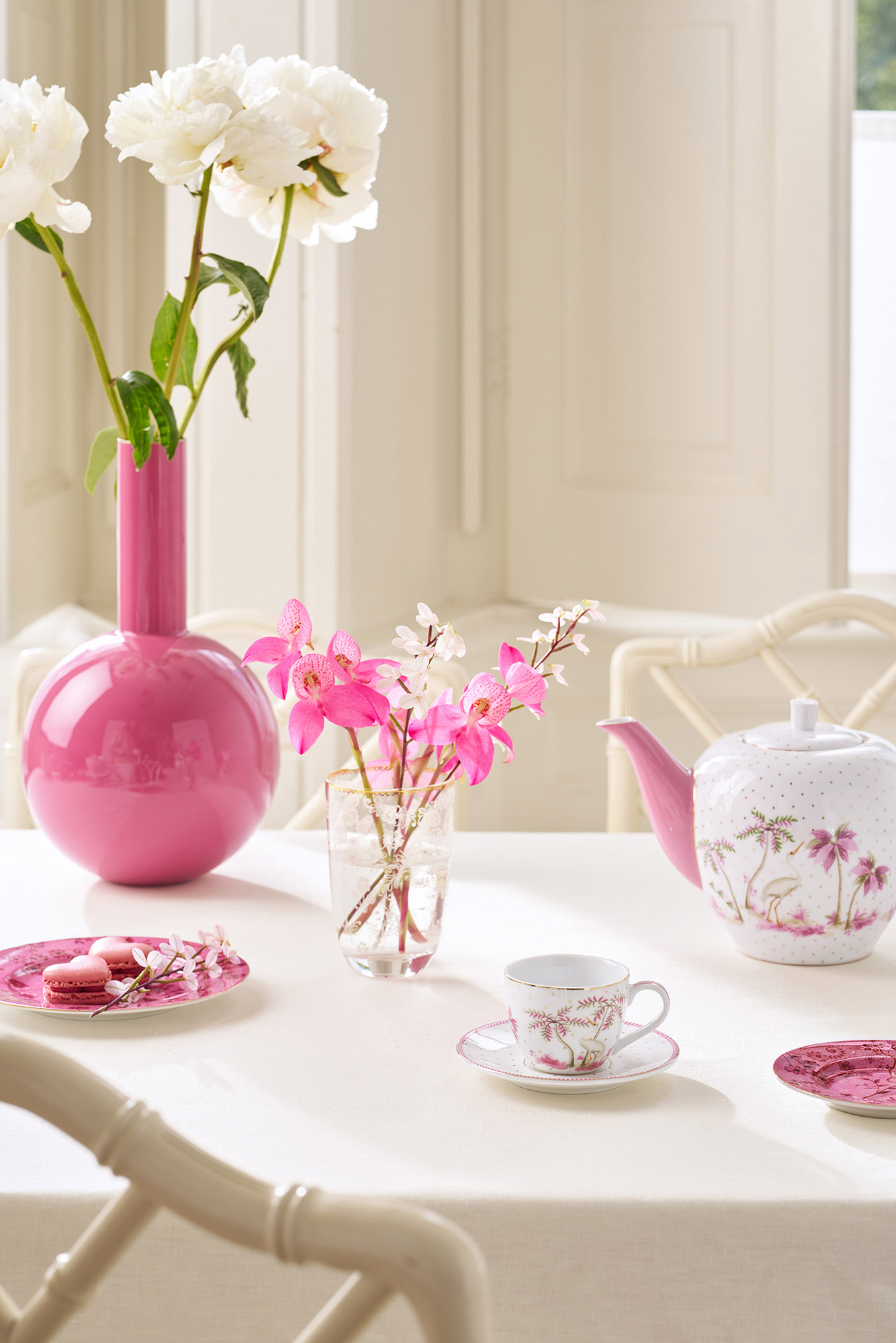 Pip Studio Espresso Tasse & Untertasse Jolie | gold pink