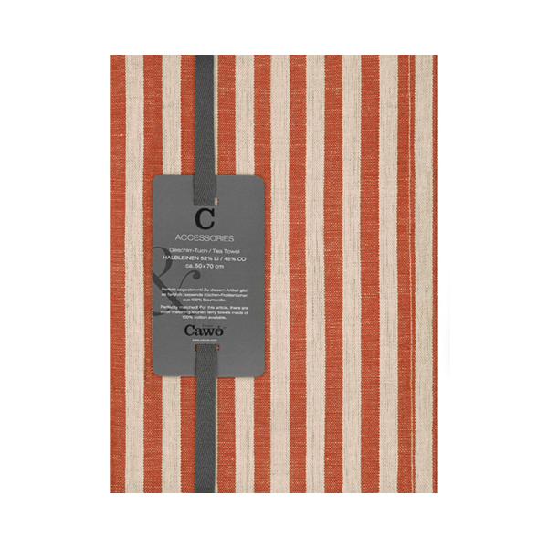 Cawö Geschirrtuch Linen Classics 537 | 30 kupfer