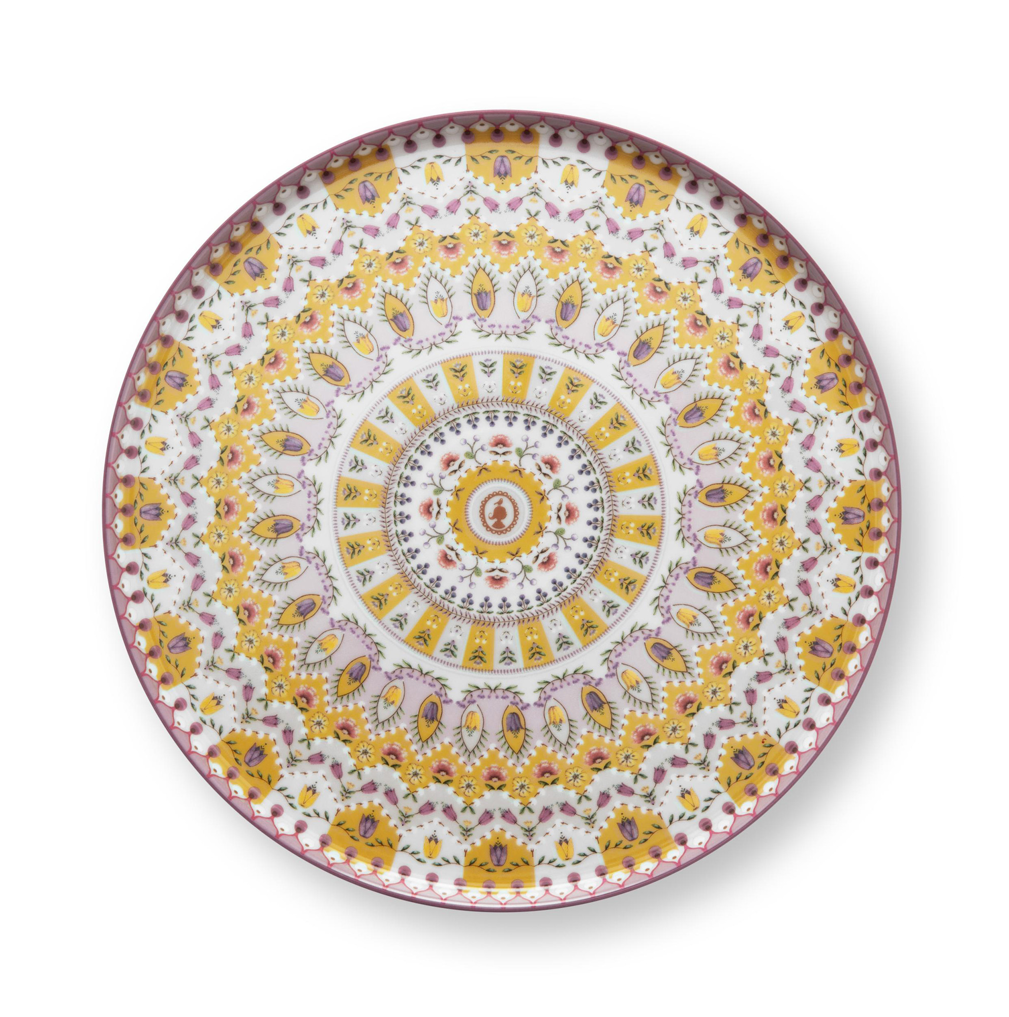 Pip Studio Mini-Kuchenteller Lily & Lotus | Yellow