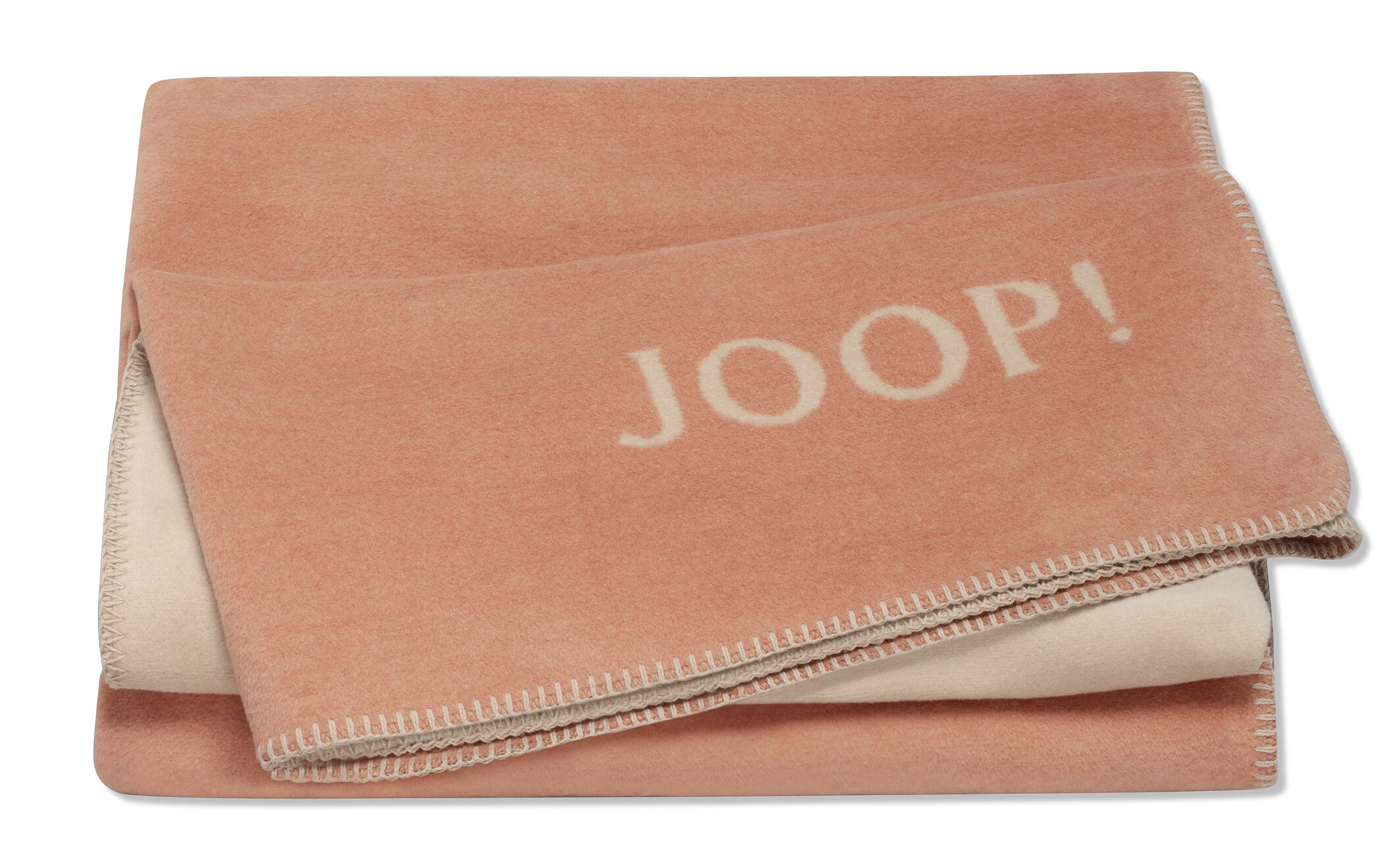 JOOP! Plaid / Wohndecke UNI-DOUBLEFACE | Kupfer-Sand JOOP! Plaid / Wohndecke UNI-DOUBLEFACE | Kupfer-Sand