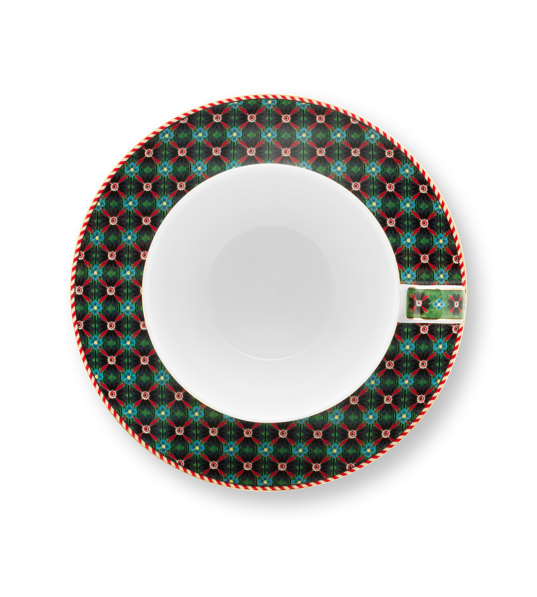 Pip Studio 2er Set  Tasse & Untertasse Berry Blues | blau