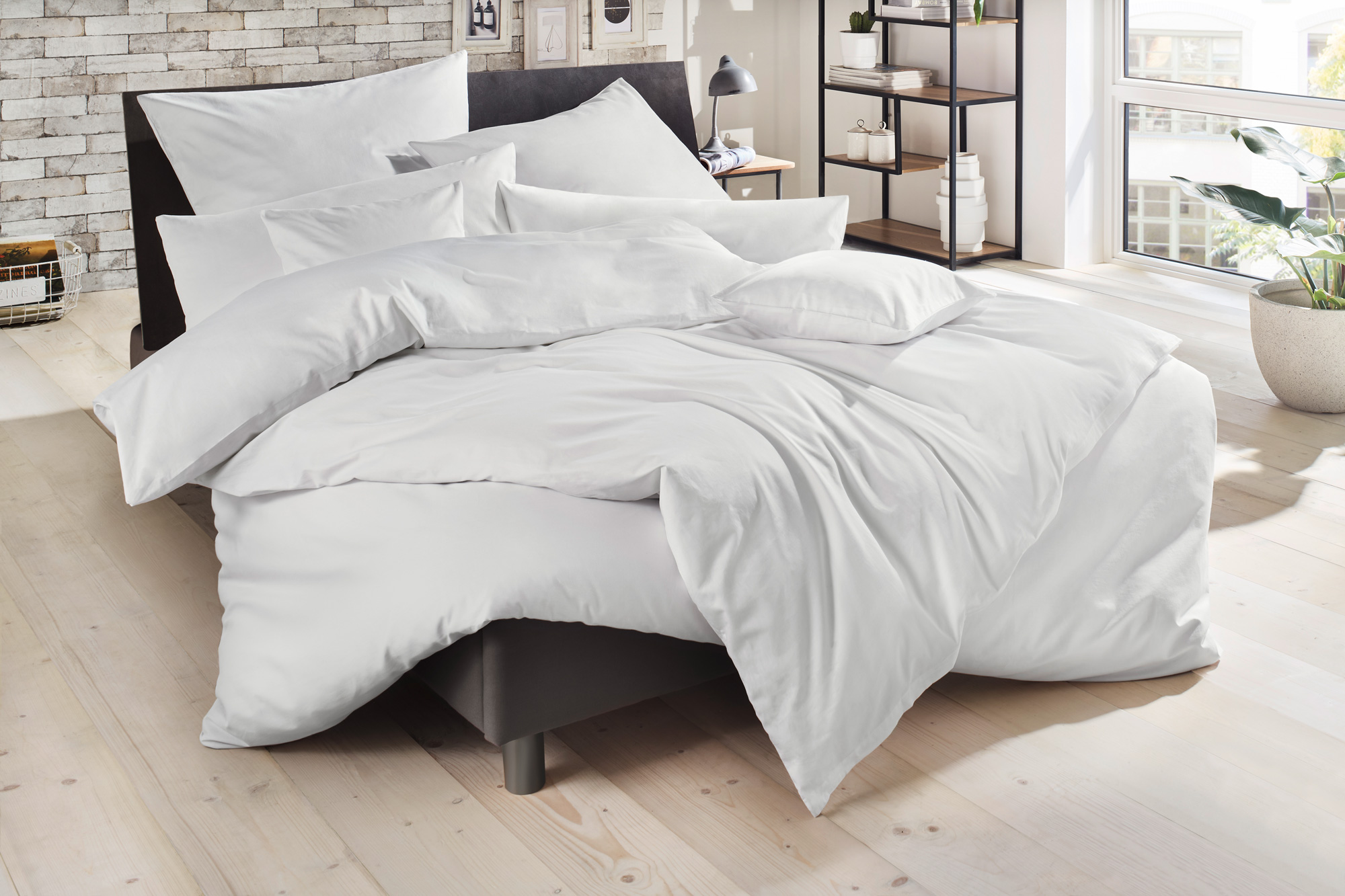 Thomas Luxus Satin-Bettwäsche  | 000 weiß