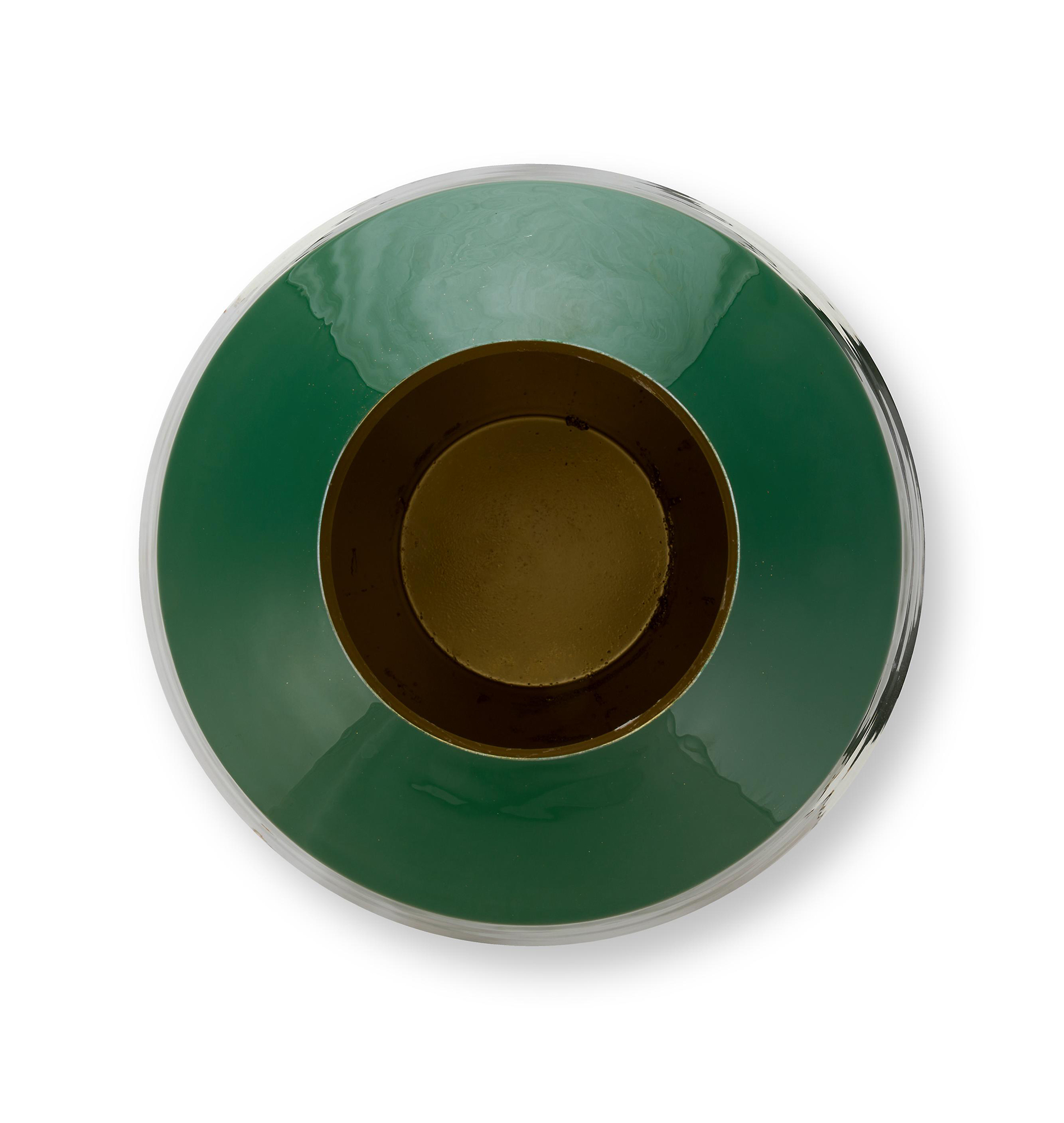 Pip Studio Metall Vase Lovebirds | dunkelgrün