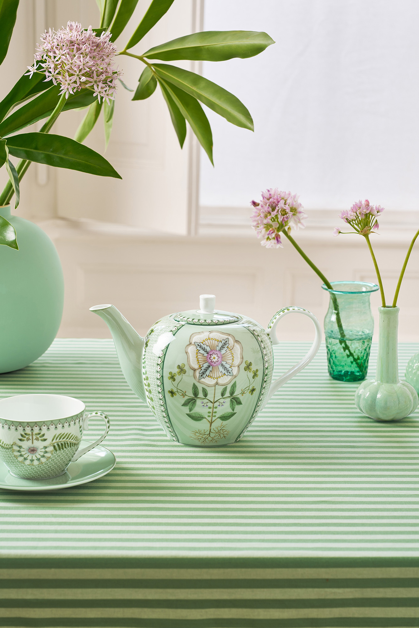 Pip Studio Teekanne gross Lily&Lotus | hellgrün