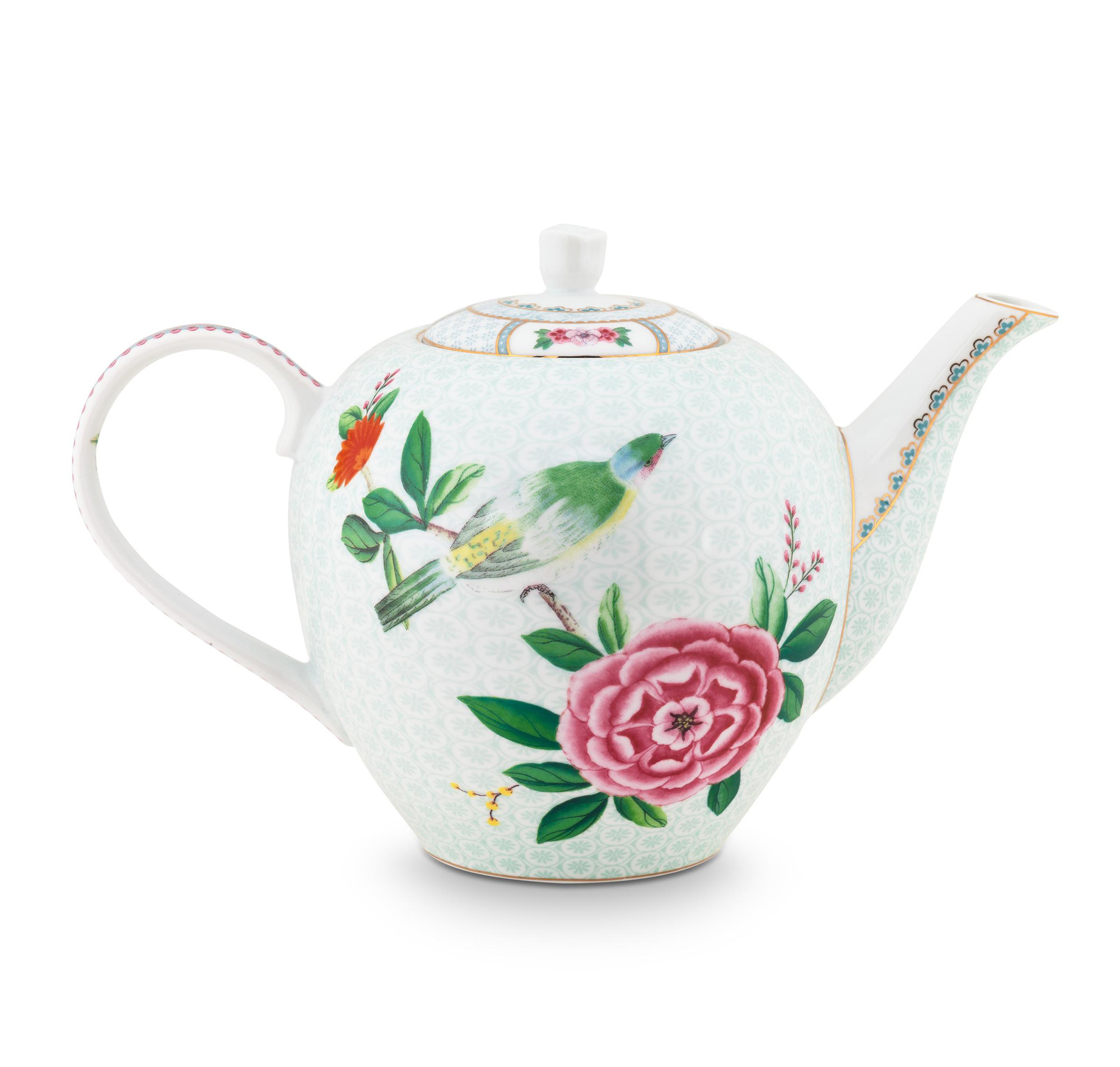 Pip Studio Teekanne Blushing Birds |  weiss
