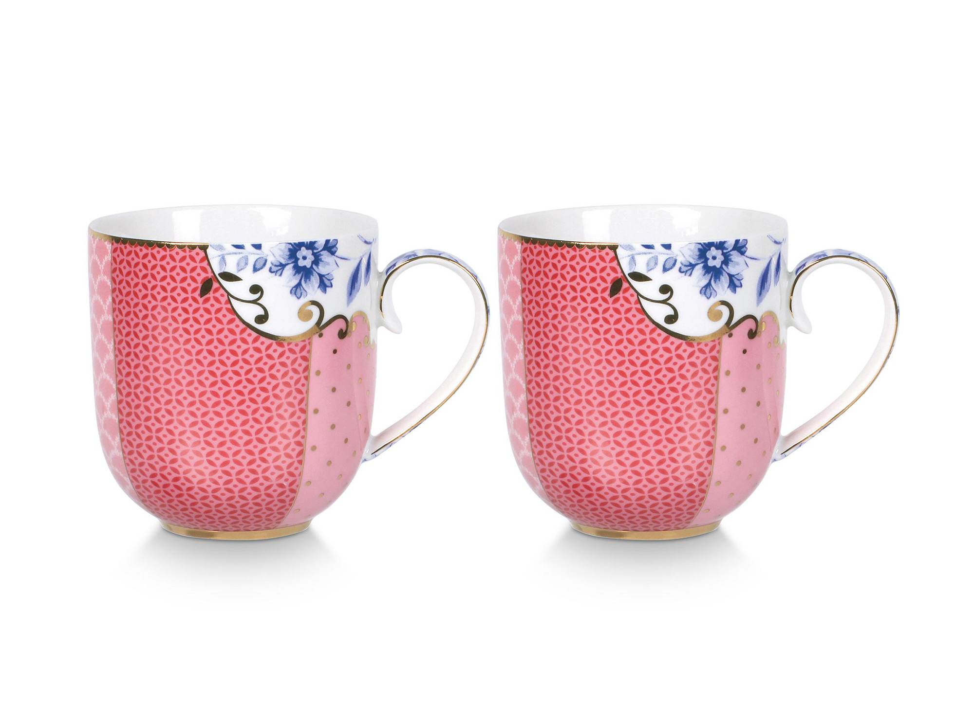 Pip Studio 2er Set Tassen klein Royal | Pink