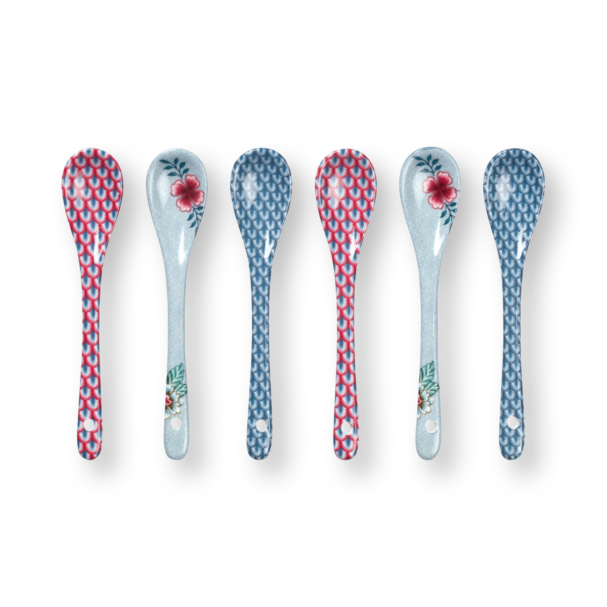 Pip Studio Geschenkset Teelöffel Flower Festival | Blau
