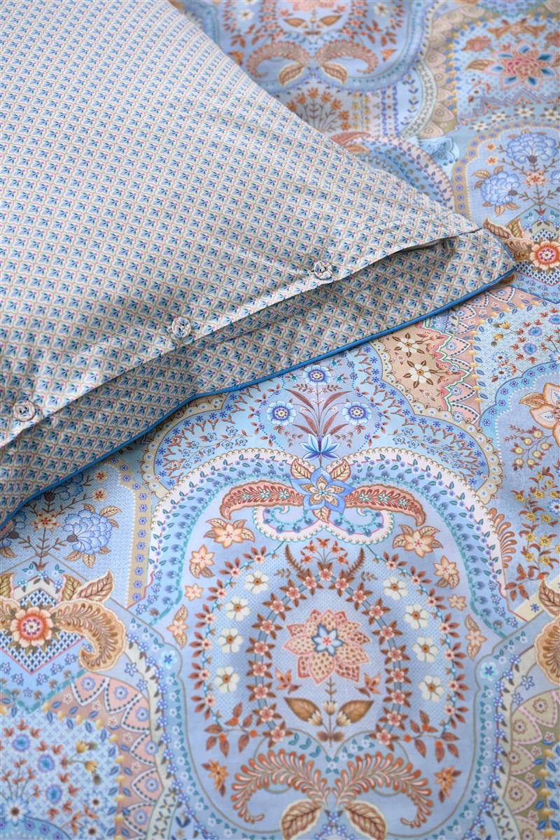 Pip Studio Perkalbettwäsche Jabali Flower | blau