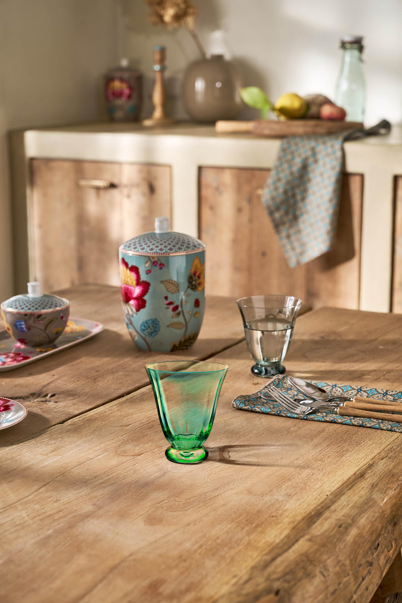 Pip Studio Wasserglas Tulip | Green