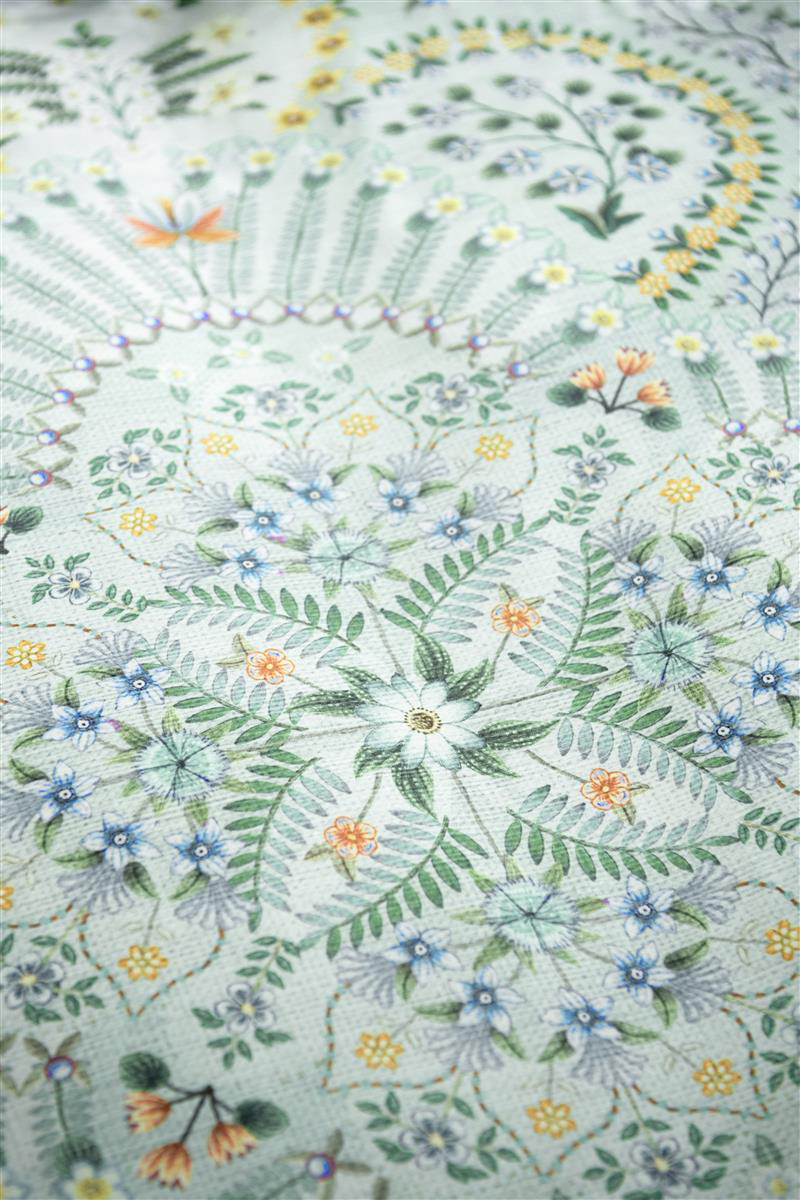 Pip Studio Perkalbettwäsche Alfombra | hellblau