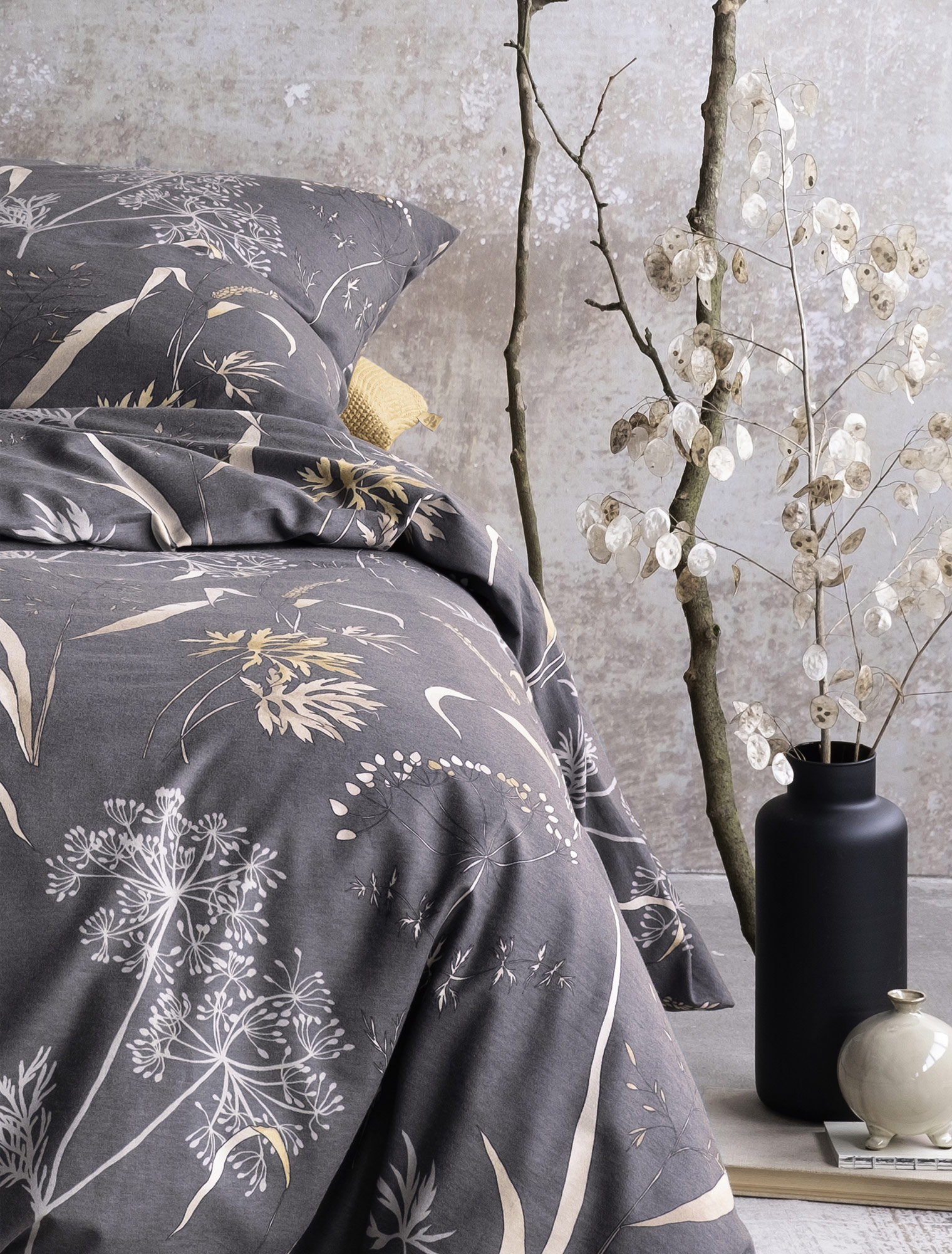 Irisette Feinbiberbettwäsche Koala 8425 | 11 grau
