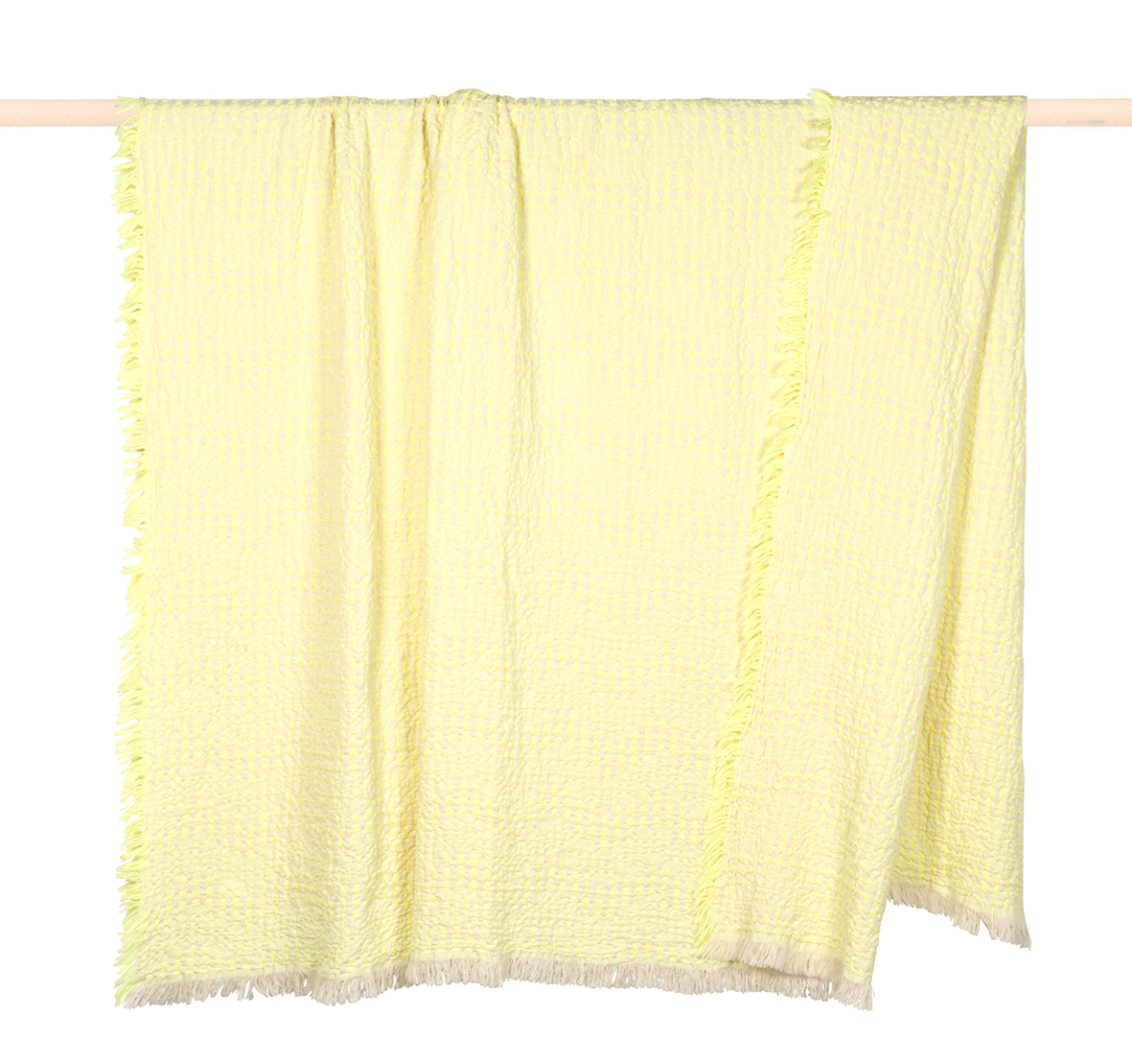 Pad Wohndecke Waffle | yellow