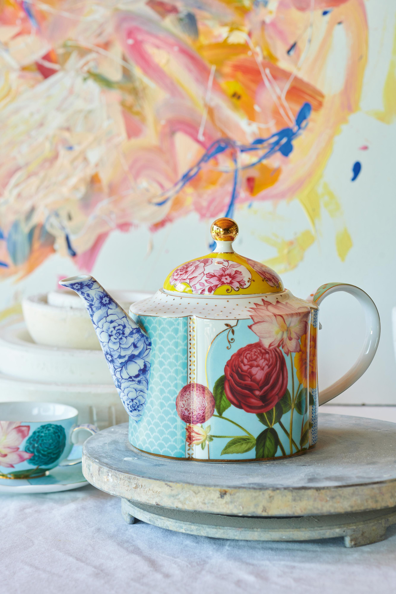 Pip Studio Teekanne gross Royal | multi