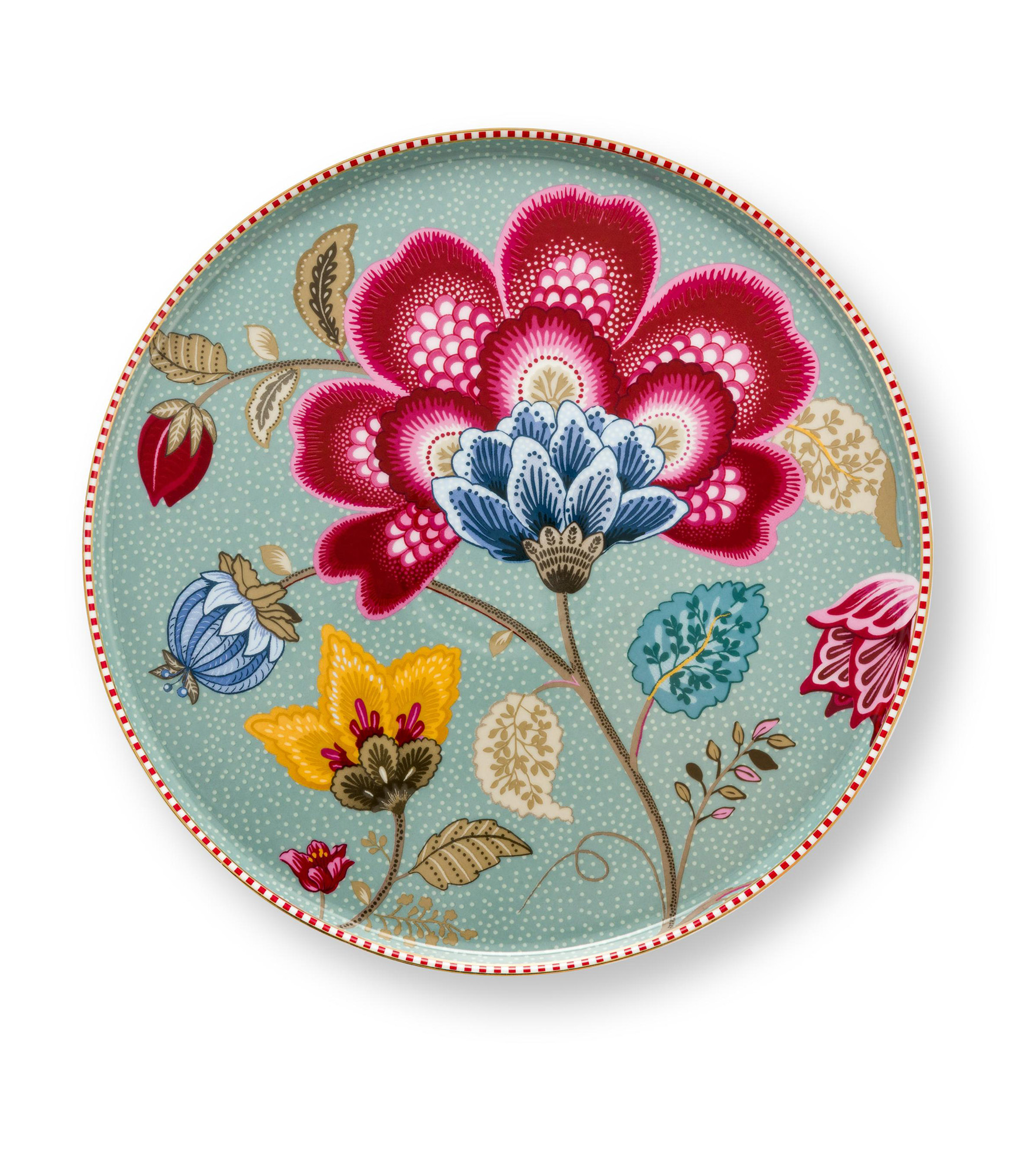 Pip Studio Mini-Kuchenteller Blooming Tales | Fantasy Blue
